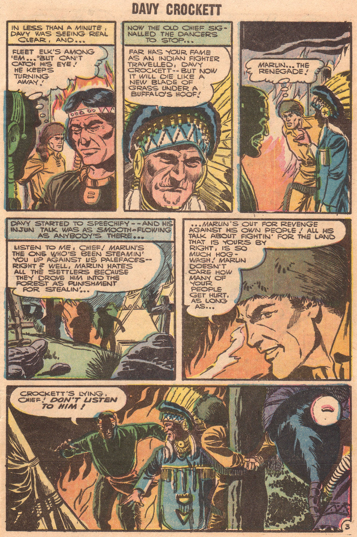 Read online Davy Crockett comic -  Issue #5 - 6