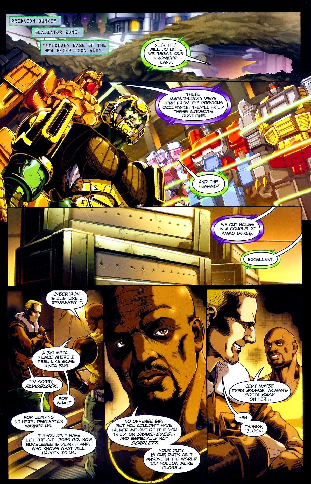 Read online G.I. Joe vs. The Transformers III: The Art of War comic -  Issue #3 - 16