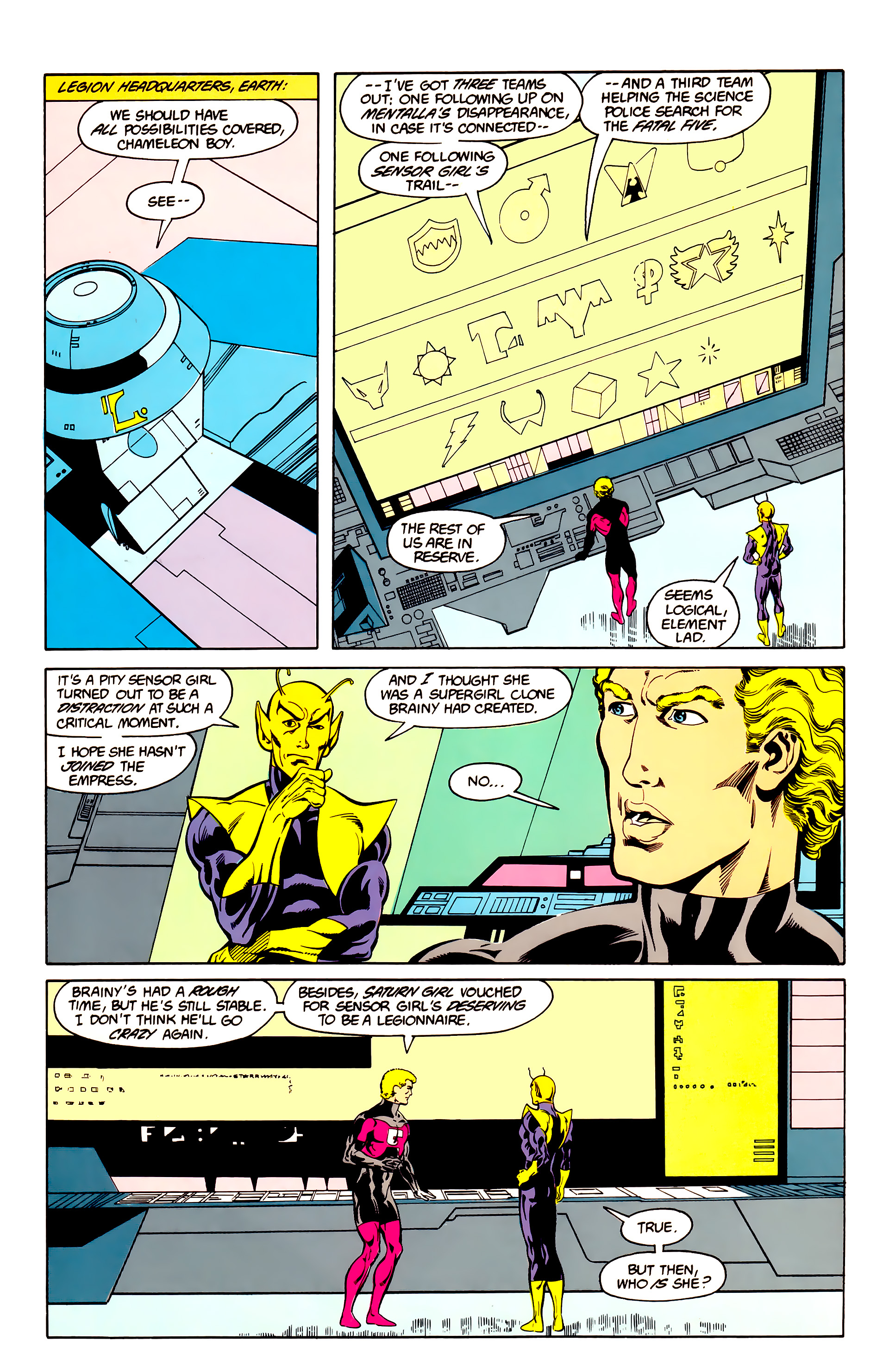 Read online Legion of Super-Heroes (1984) comic -  Issue #25 - 16