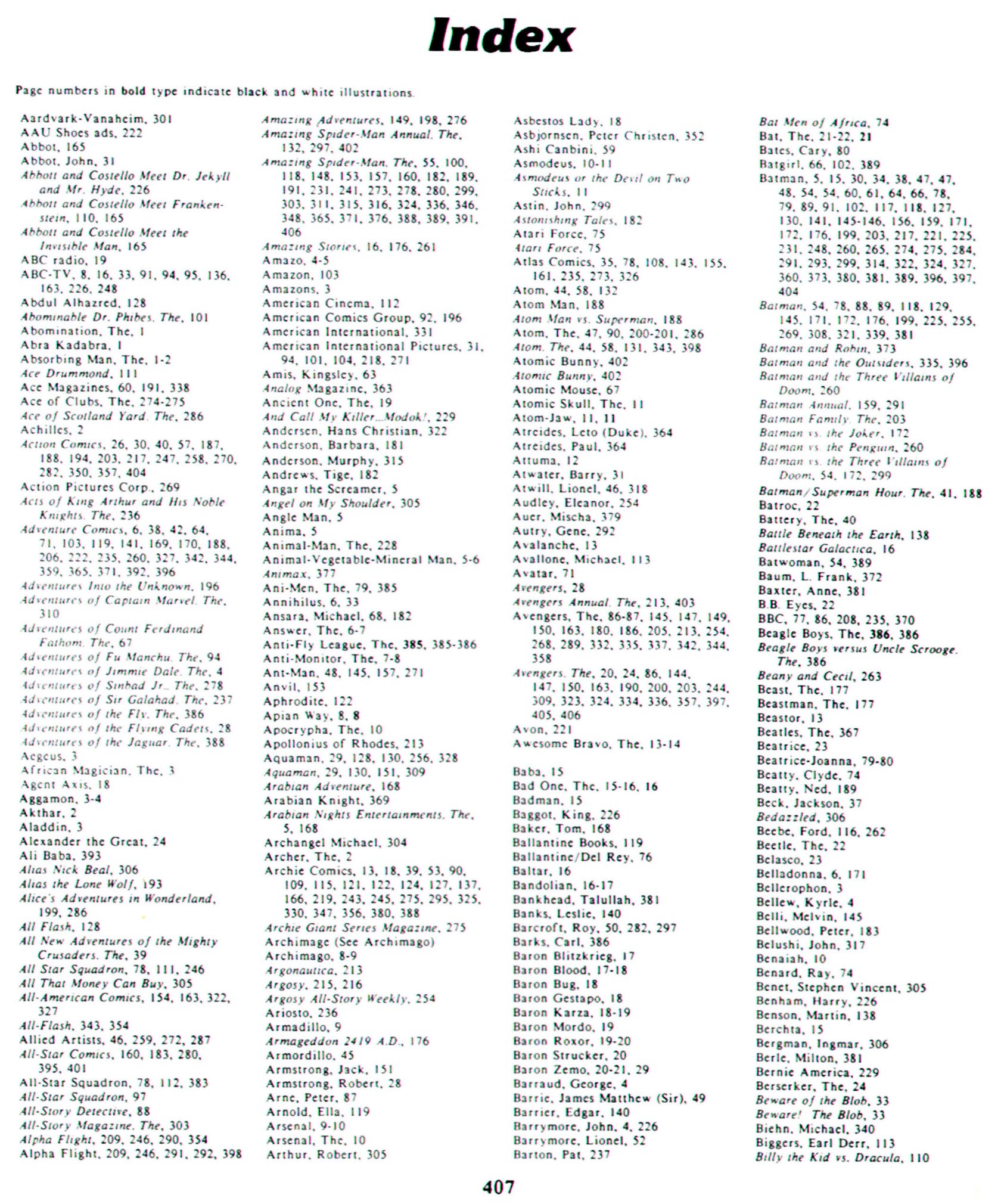 Read online The Encyclopedia of Super Villains comic -  Issue # TPB (Part 2) - 197