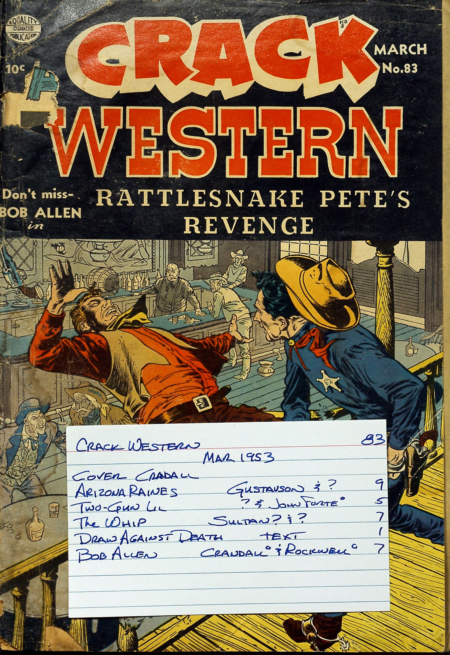 Read online Crack Western comic -  Issue #83 - 37
