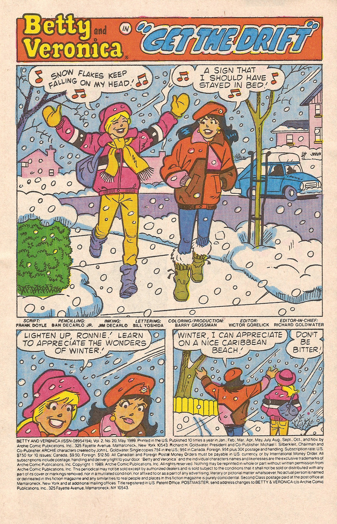 Read online Betty and Veronica (1987) comic -  Issue #20 - 3