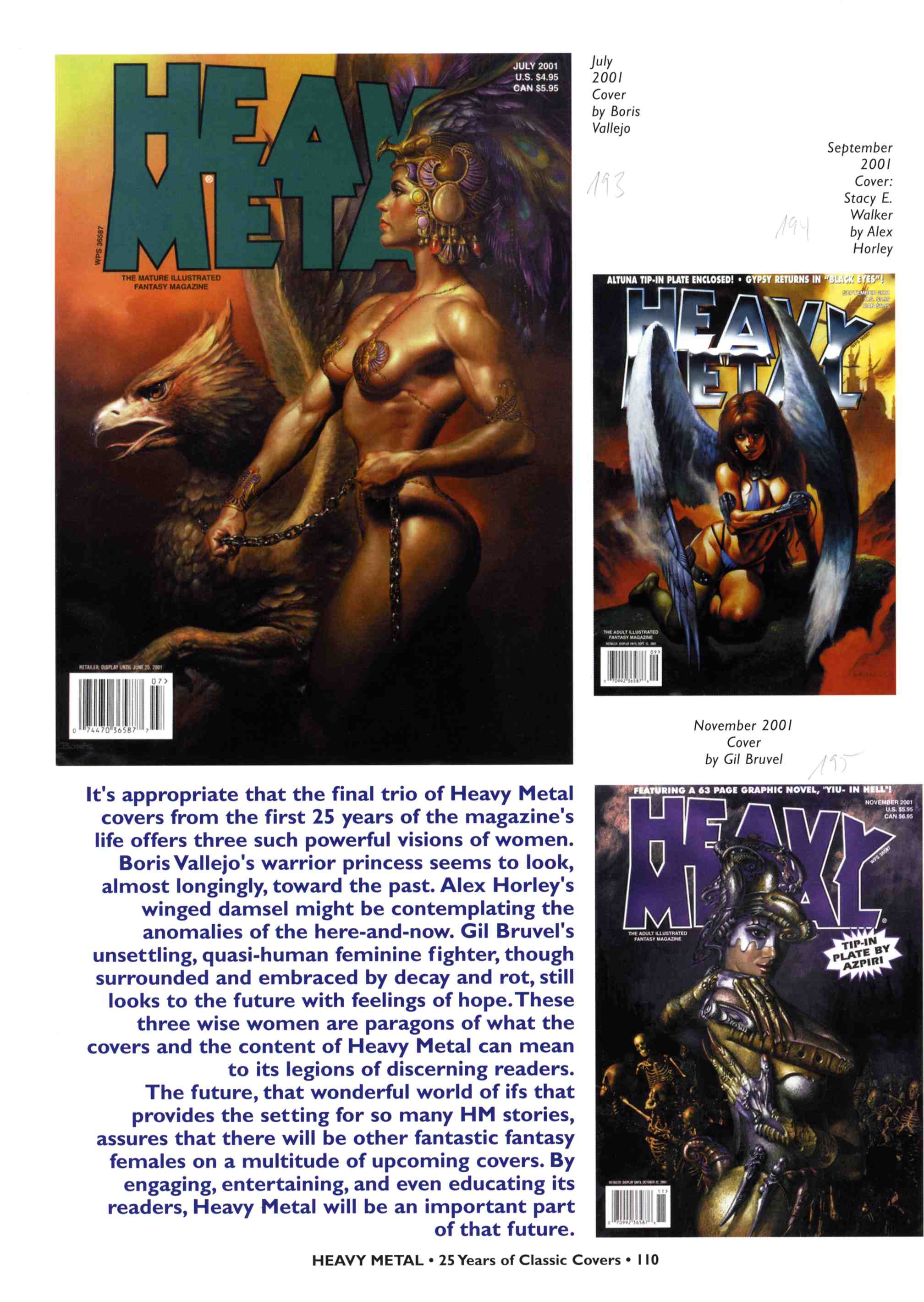 Read online Heavy Metal: 25 Years of Classic Covers comic -  Issue # TPB - 116