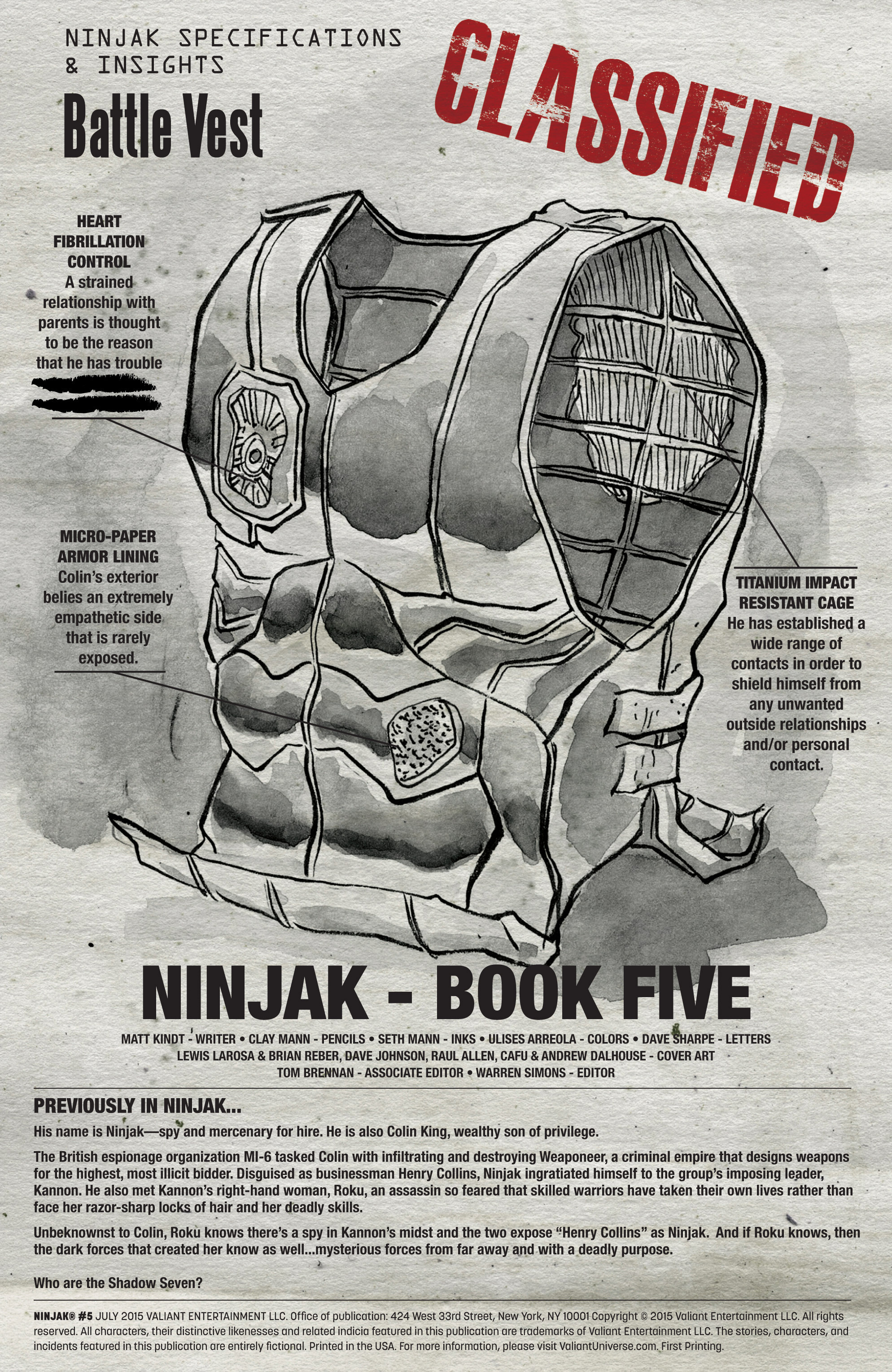 Read online Ninjak (2015) comic -  Issue #5 - 2