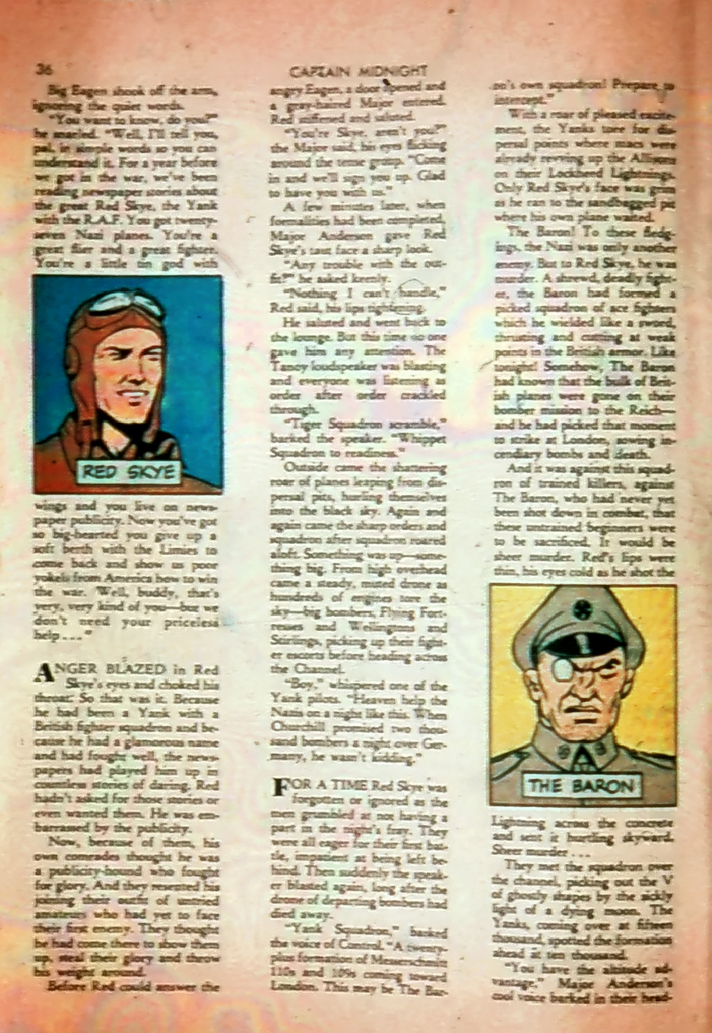 Read online Captain Midnight (1942) comic -  Issue #1 - 36