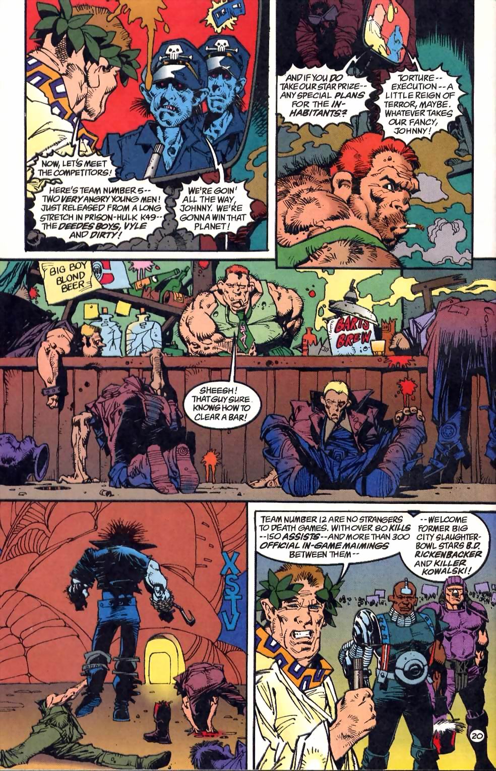 Read online Lobo: Unamerican Gladiators comic -  Issue #1 - 21