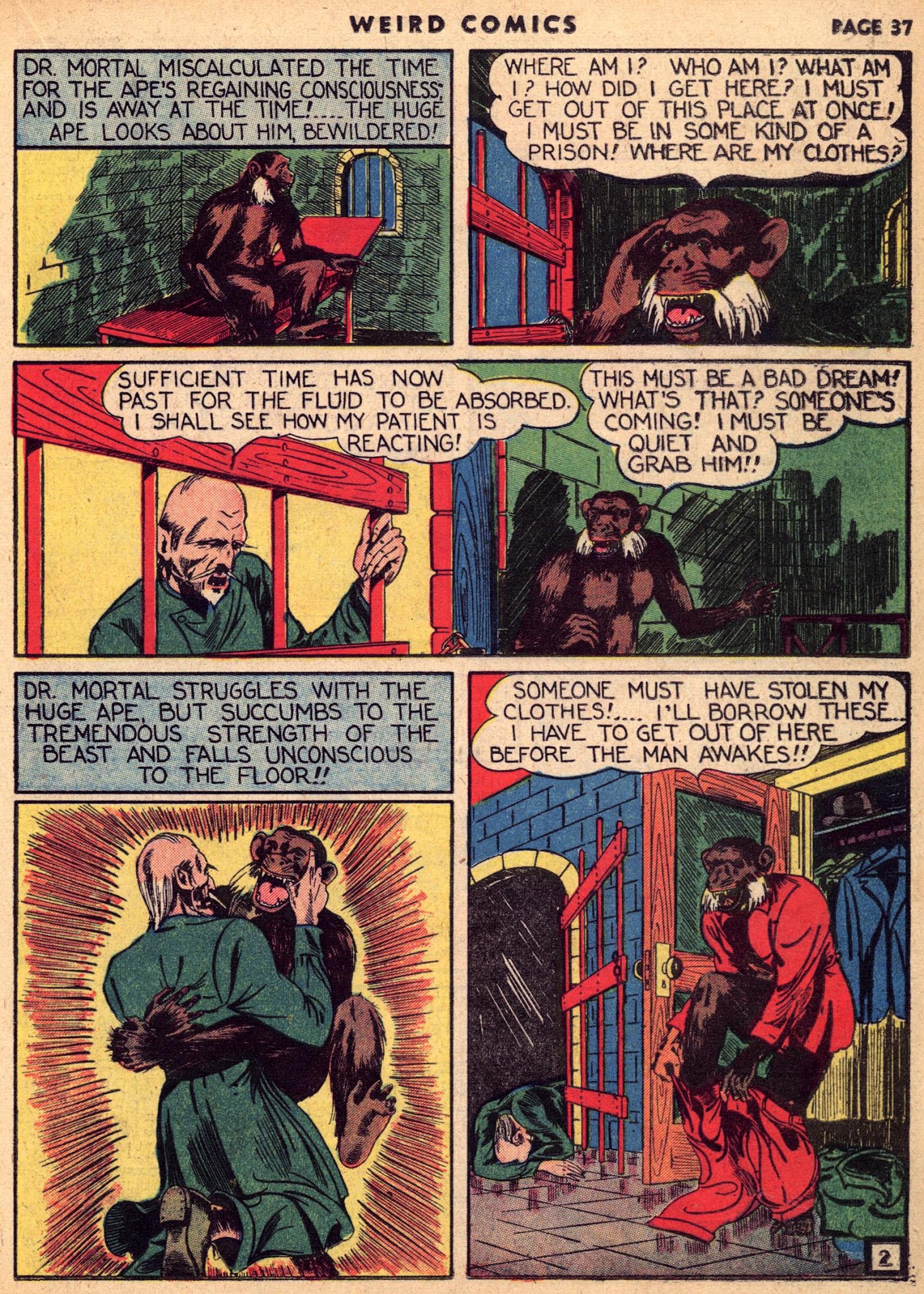 Read online Weird Comics comic -  Issue #5 - 39