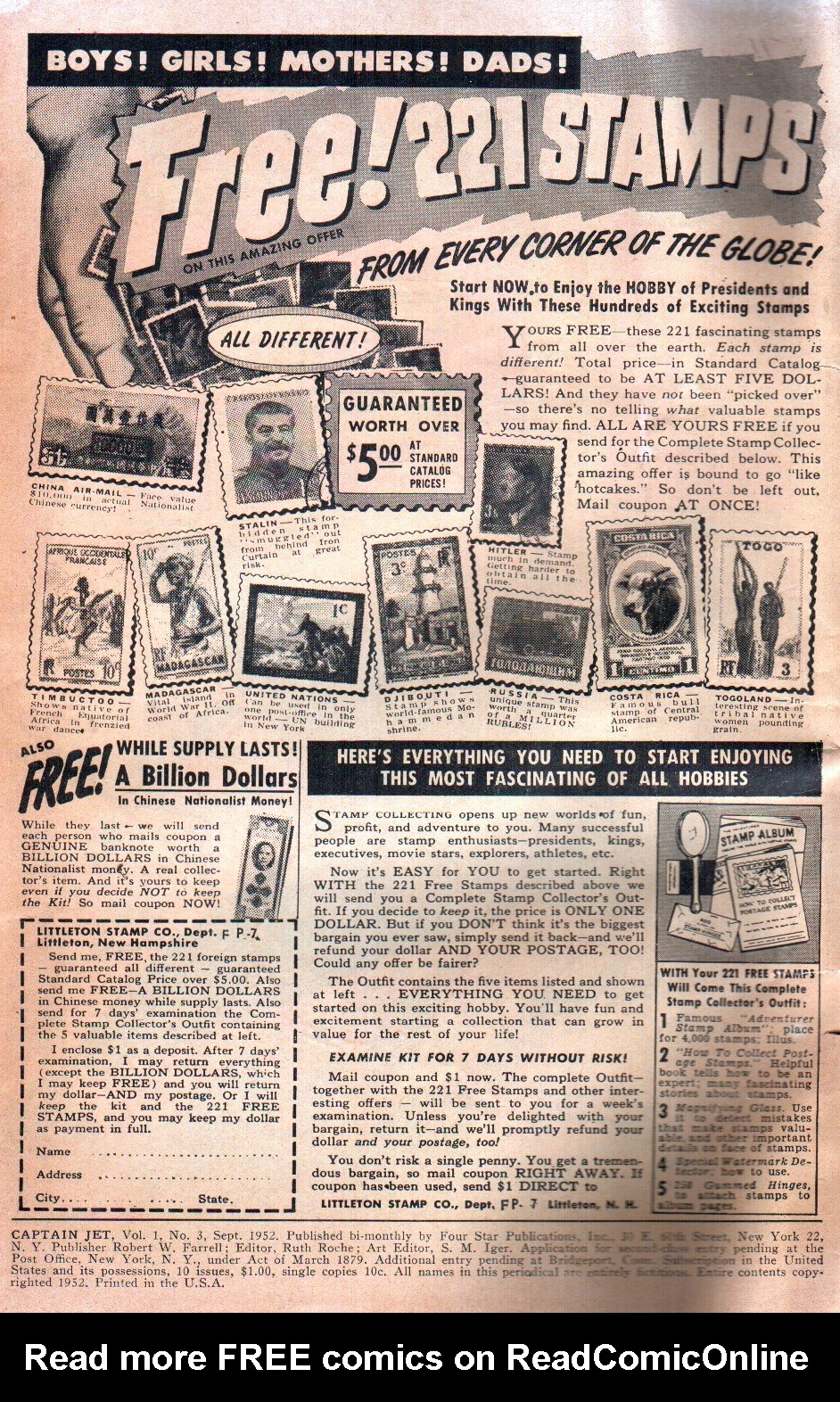 Read online Captain Jet comic -  Issue #3 - 2