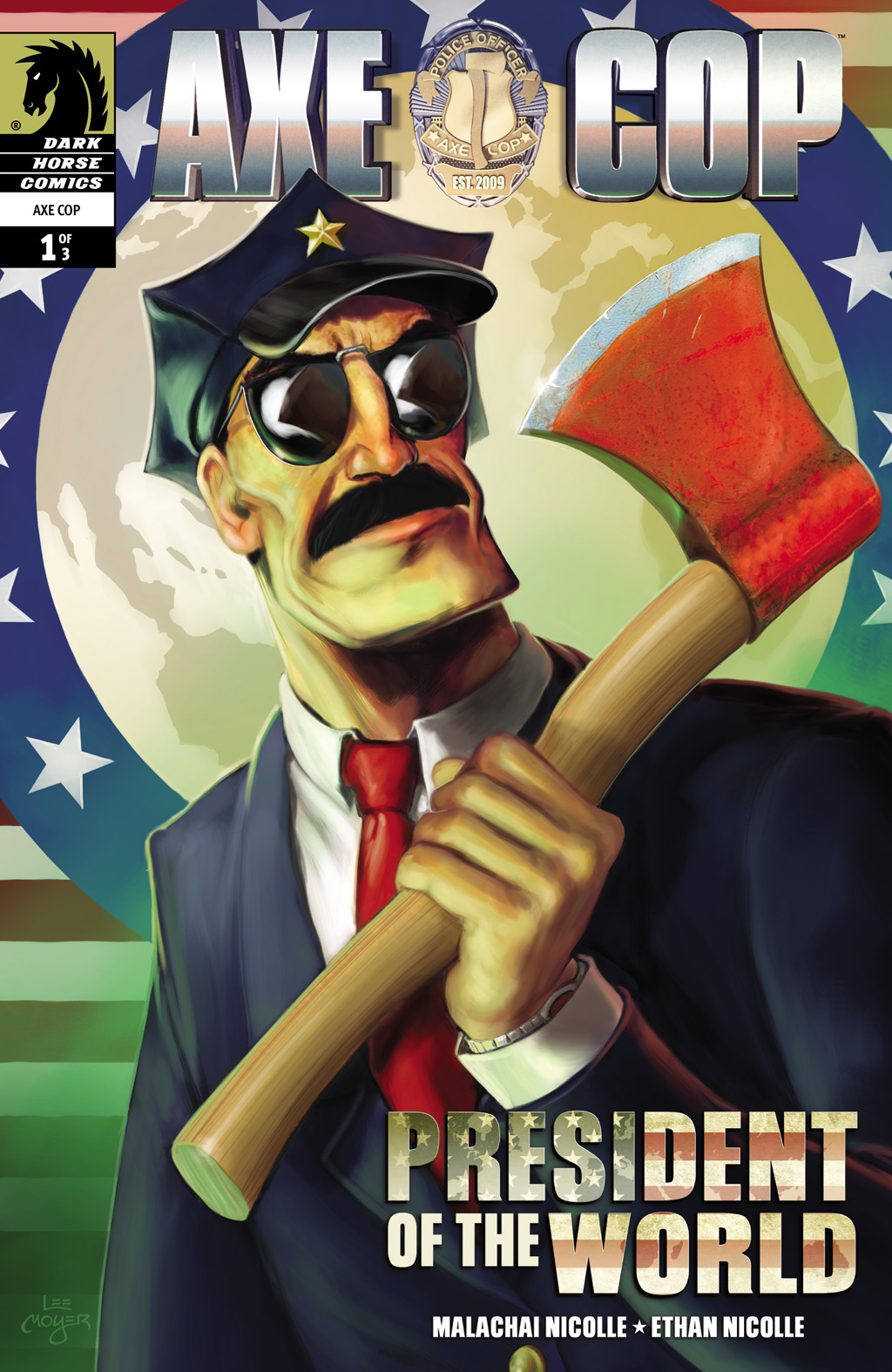 Read online Axe Cop: President of the World comic -  Issue #1 - 1