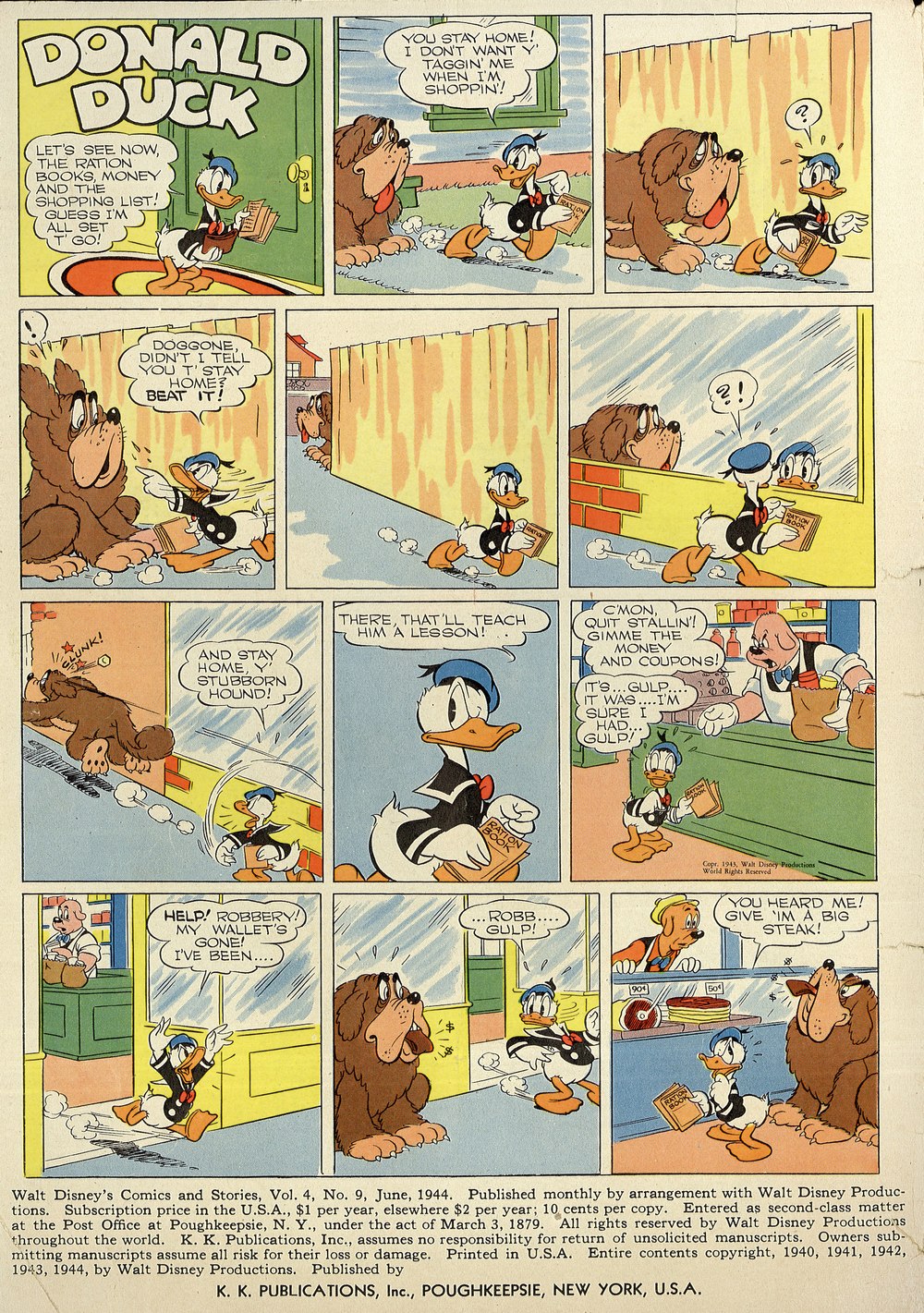 Read online Walt Disney's Comics and Stories comic -  Issue #45 - 2