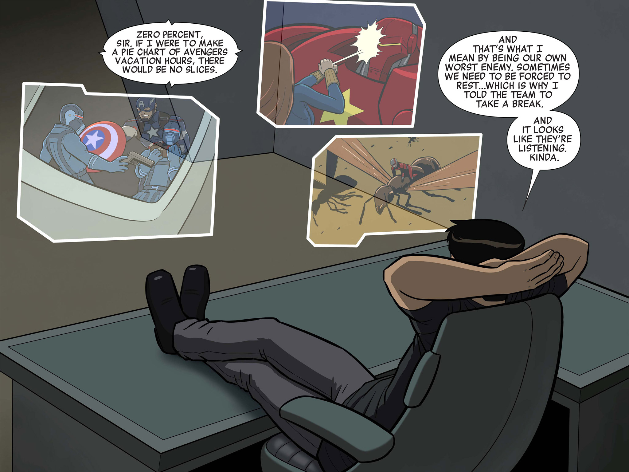 Read online Marvel Universe Avengers Infinite Comic comic -  Issue #1 - 4