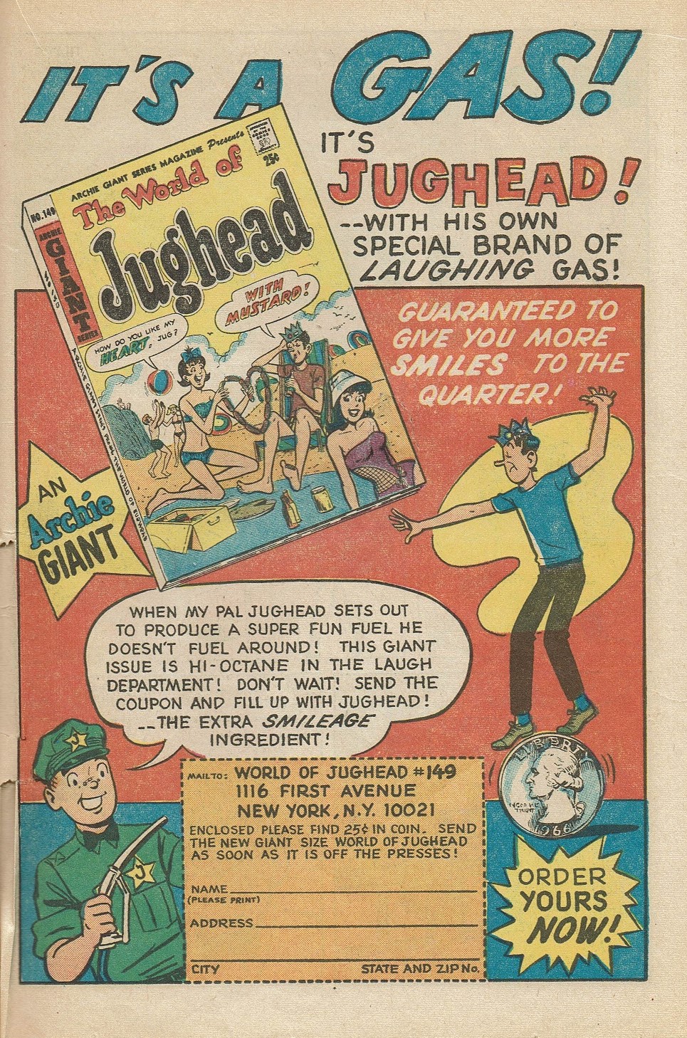 Read online Jughead's Jokes comic -  Issue #2 - 19