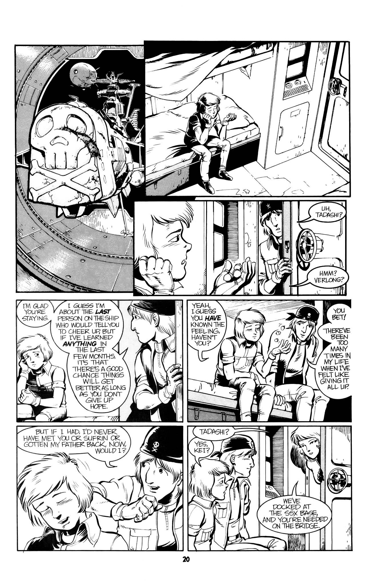 Read online Captain Harlock: Deathshadow Rising comic -  Issue #5 - 22