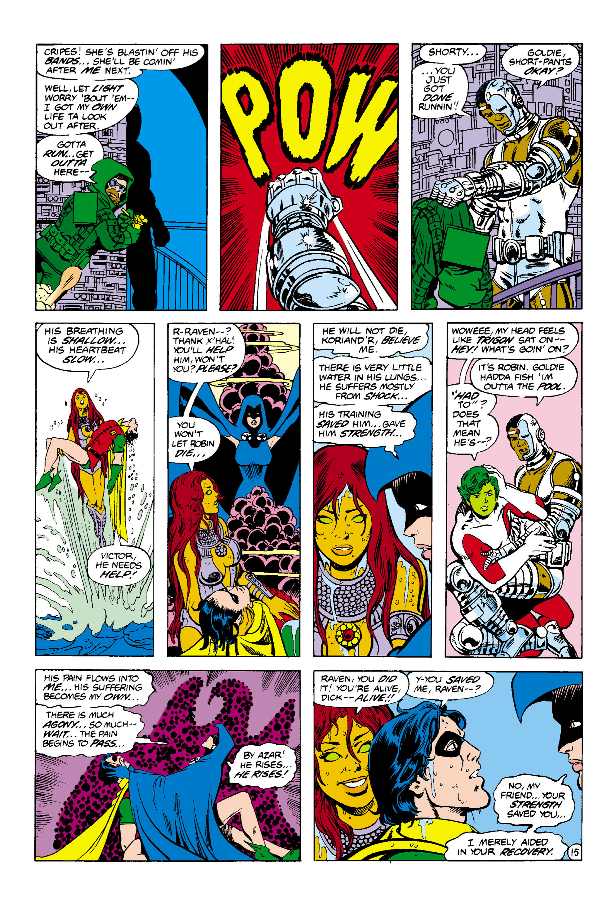 Read online The New Teen Titans (1980) comic -  Issue #7 - 16