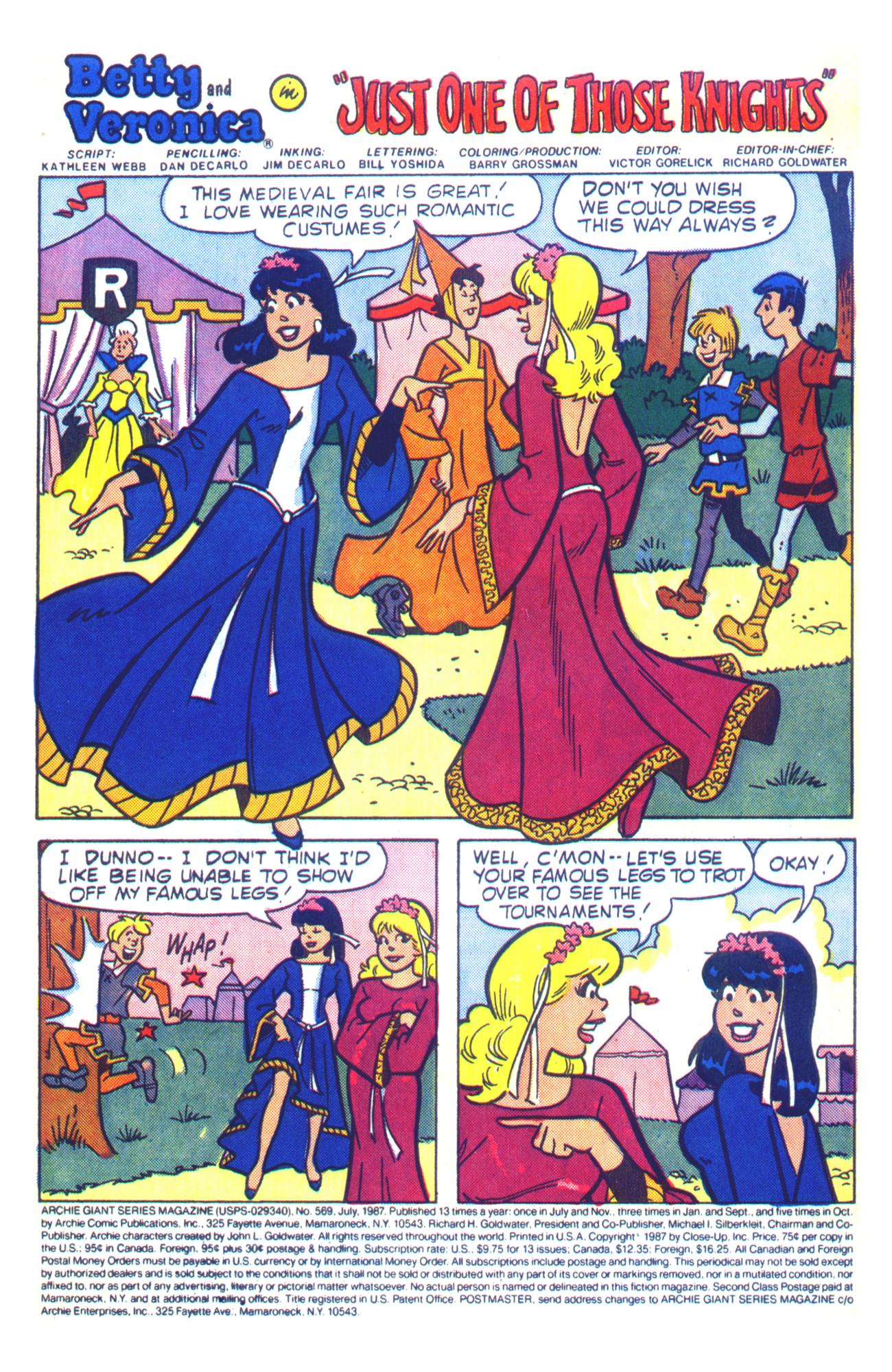 Read online Archie Giant Series Magazine comic -  Issue #569 - 3
