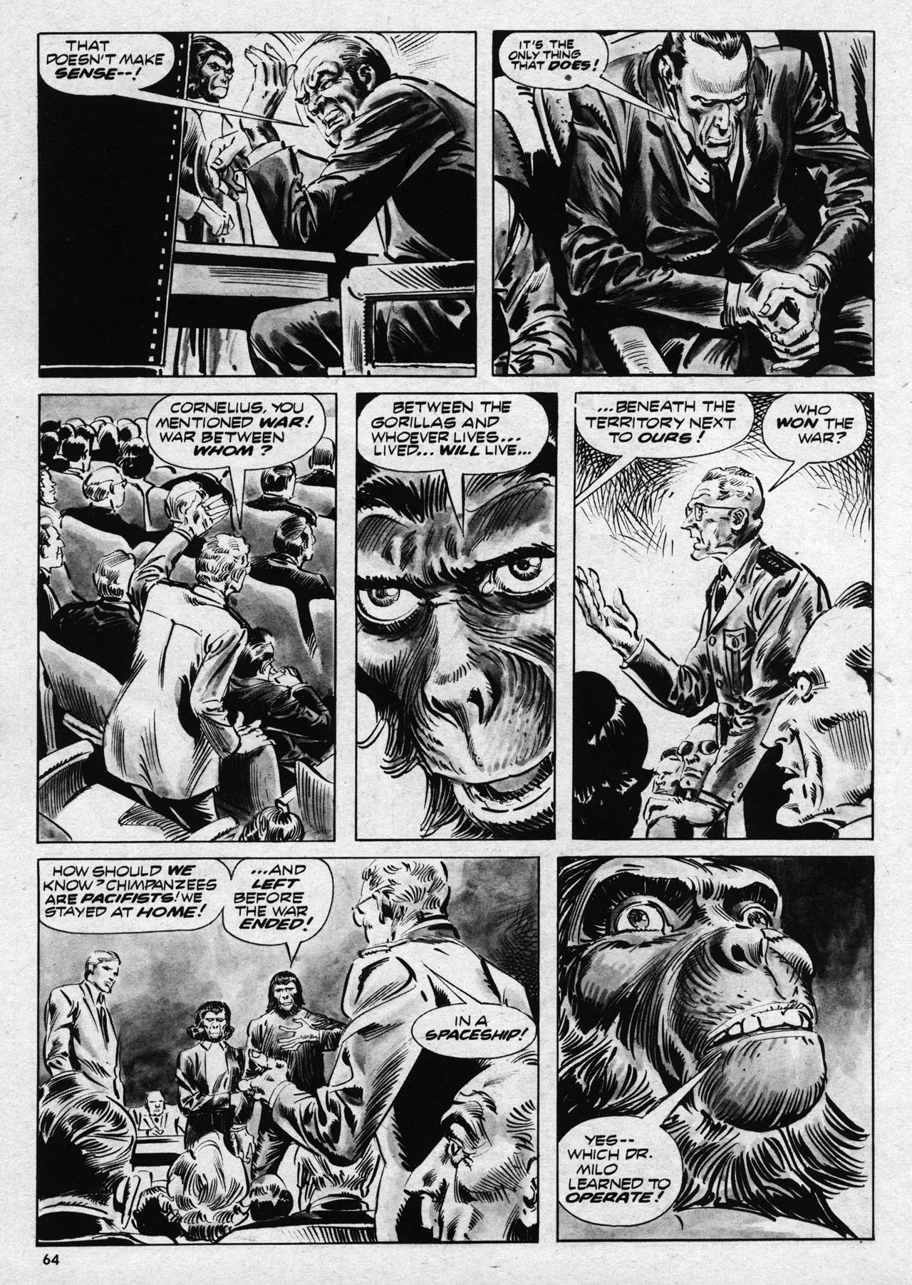 Read online Planet of the Apes comic -  Issue #13 - 64