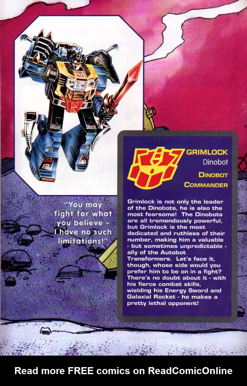 Read online Transformers: Generation 2 (1994) comic -  Issue #1 - 20