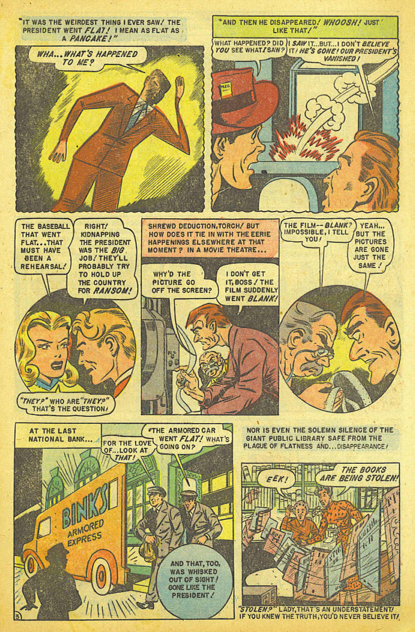 Read online The Human Torch (1940) comic -  Issue #34 - 4