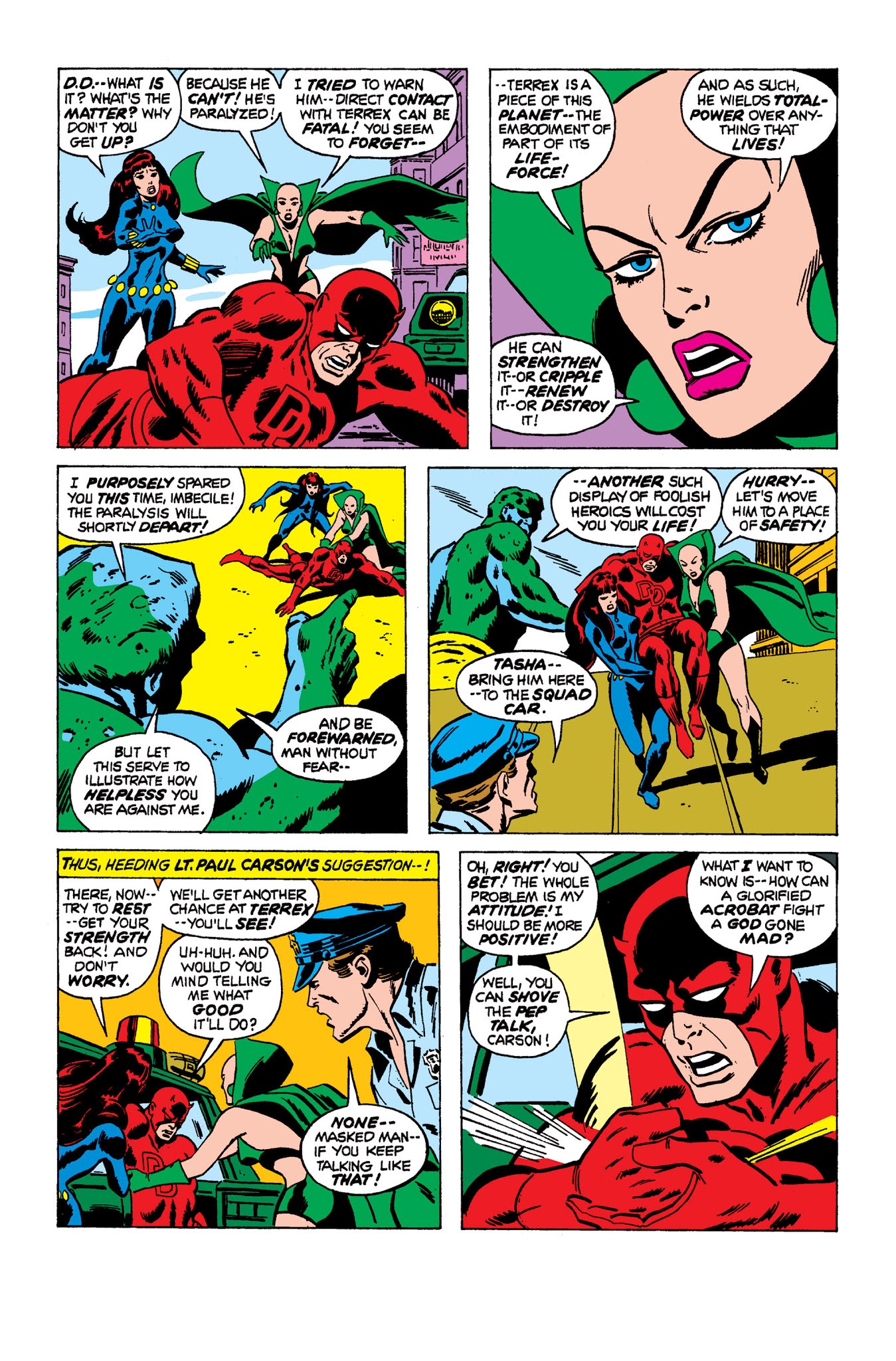 Read online Marvel Masterworks: Daredevil comic -  Issue # TPB 10 - 38