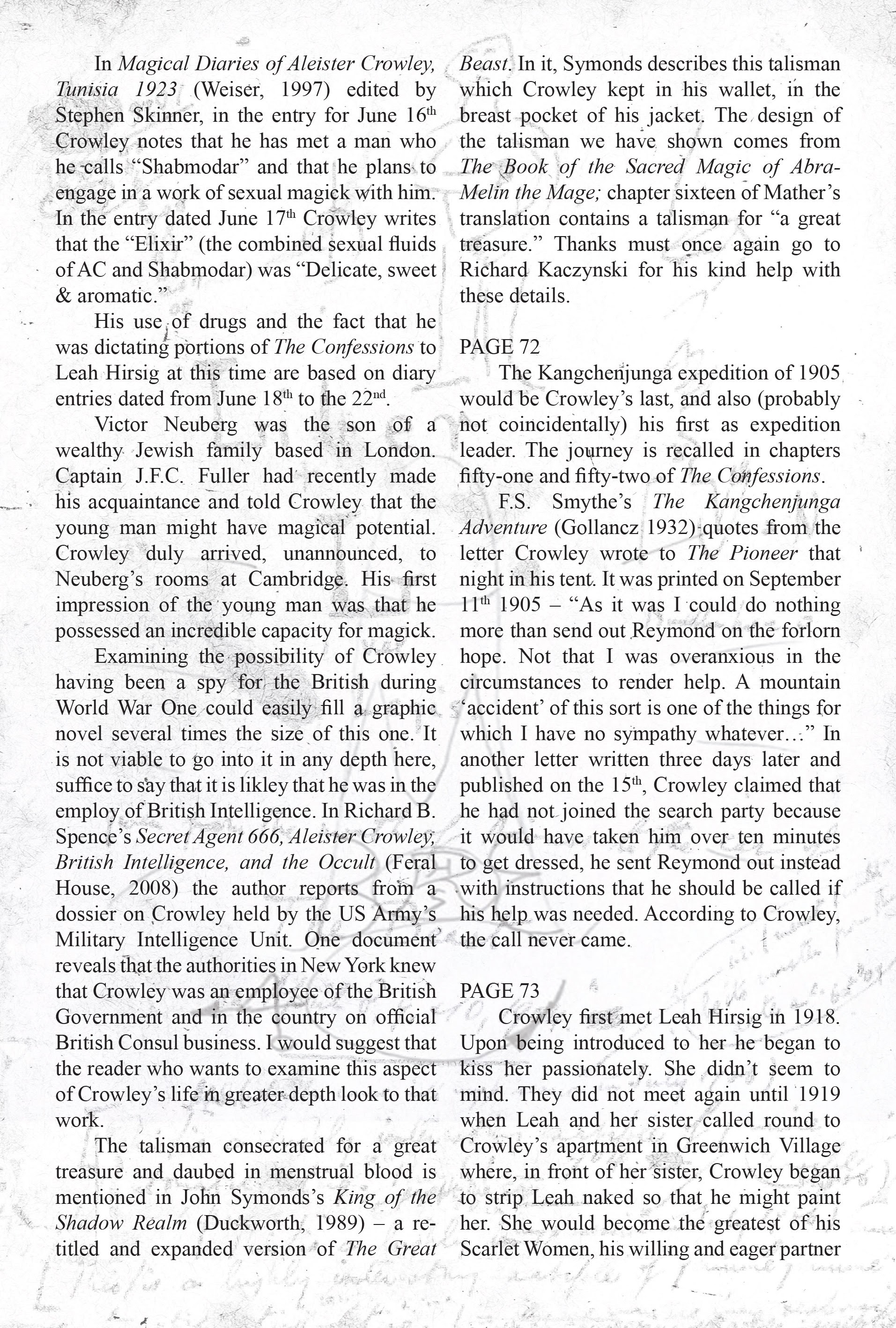 Read online Aleister Crowley: Wandering the Waste comic -  Issue # TPB - 135