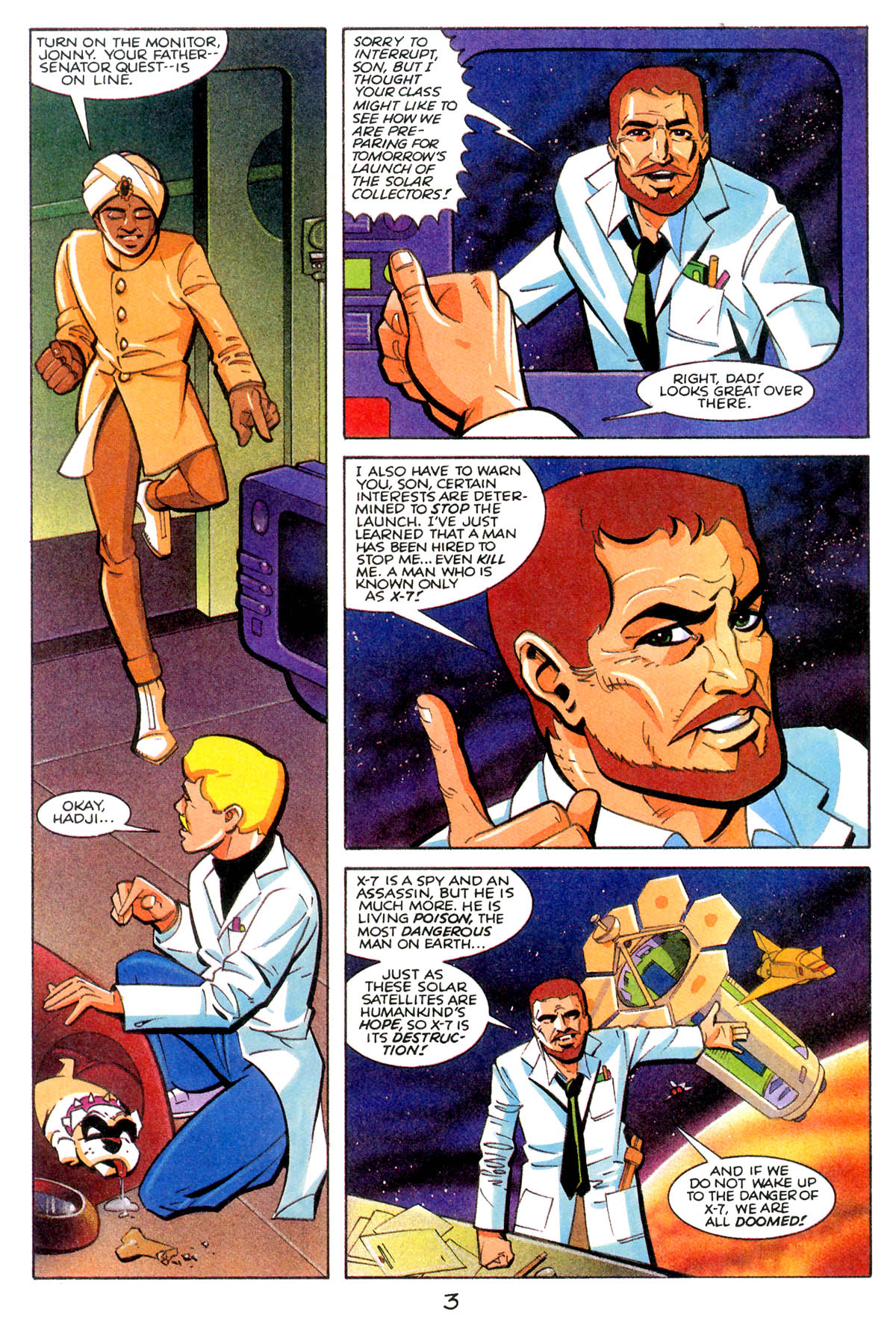 Read online Jonny Quest comic -  Issue #8 - 6