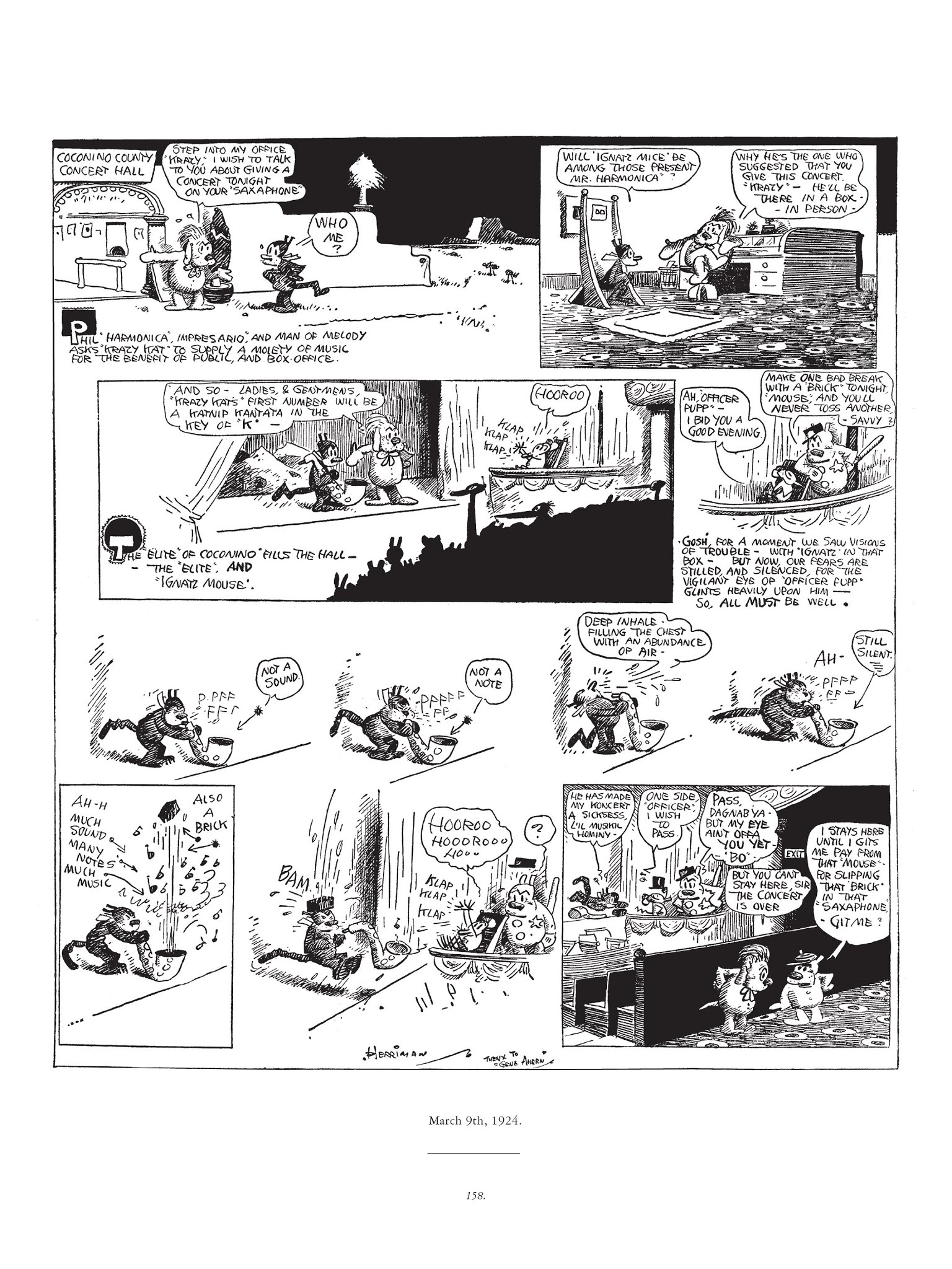Read online Krazy & Ignatz comic -  Issue # TPB 3 - 158