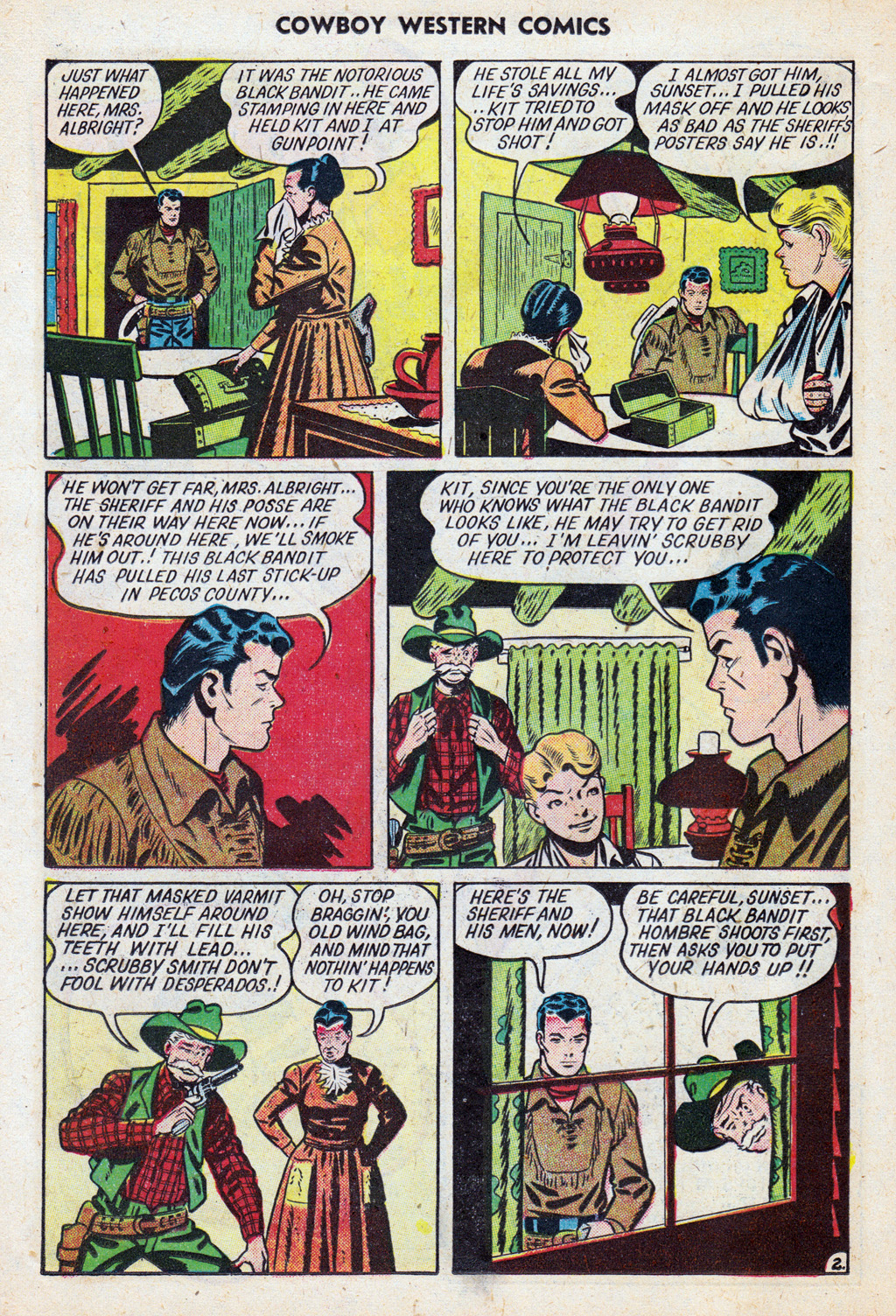 Read online Cowboy Western Comics (1948) comic -  Issue #27 - 14