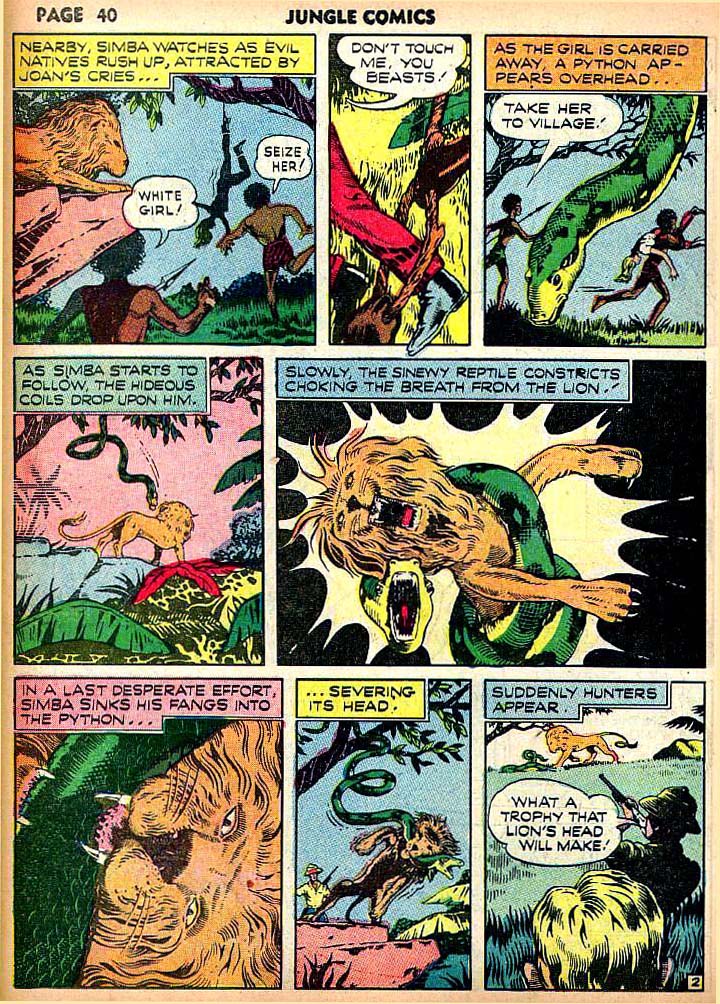 Read online Jungle Comics comic -  Issue #22 - 42