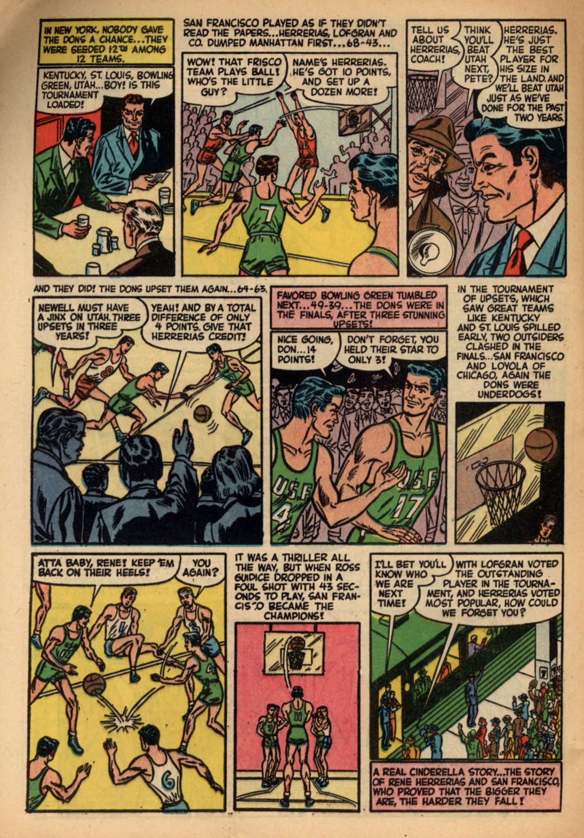 Read online Babe Ruth Sports Comics comic -  Issue #6 - 31