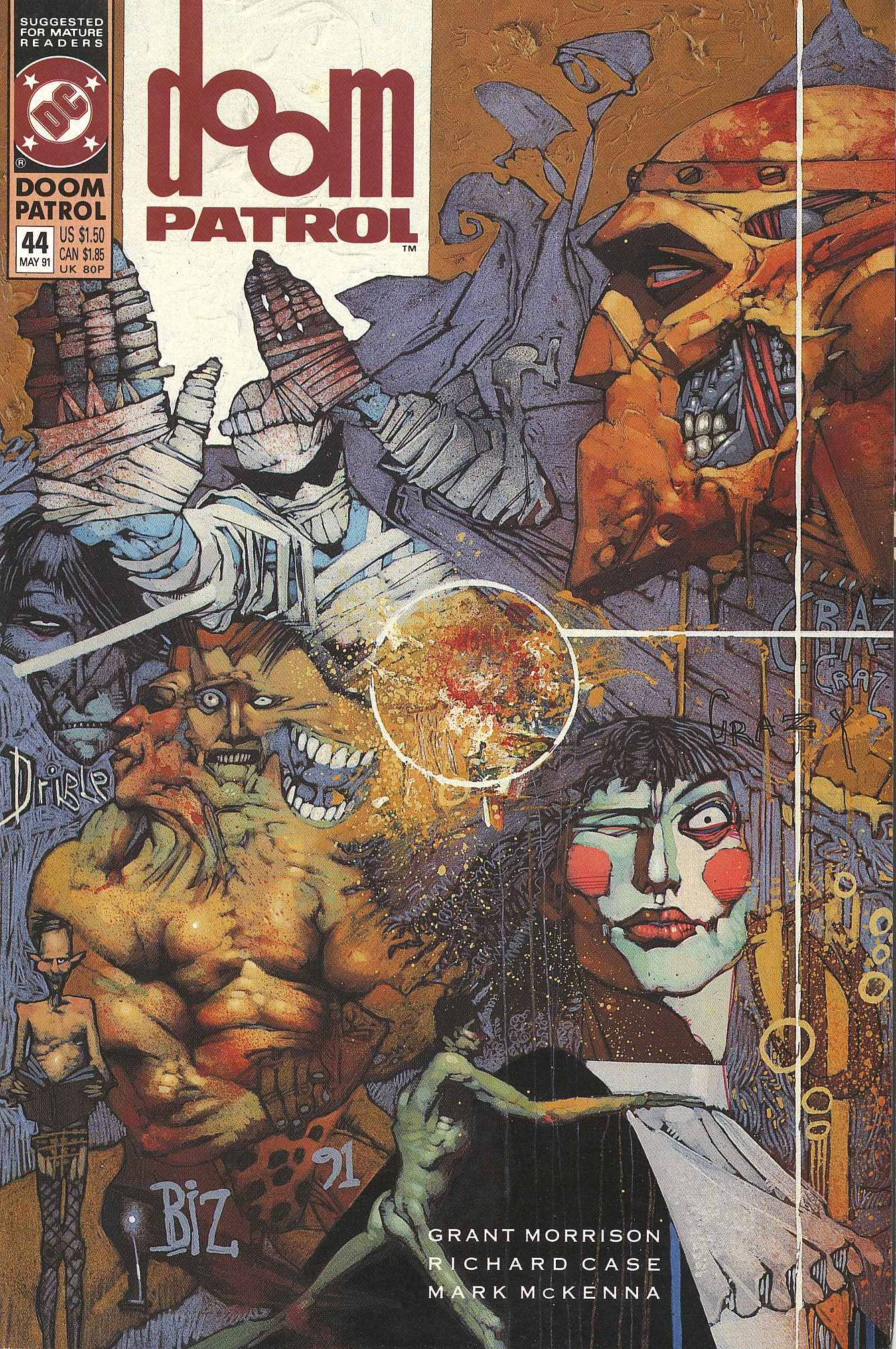 Read online Doom Patrol (1987) comic -  Issue #44 - 1