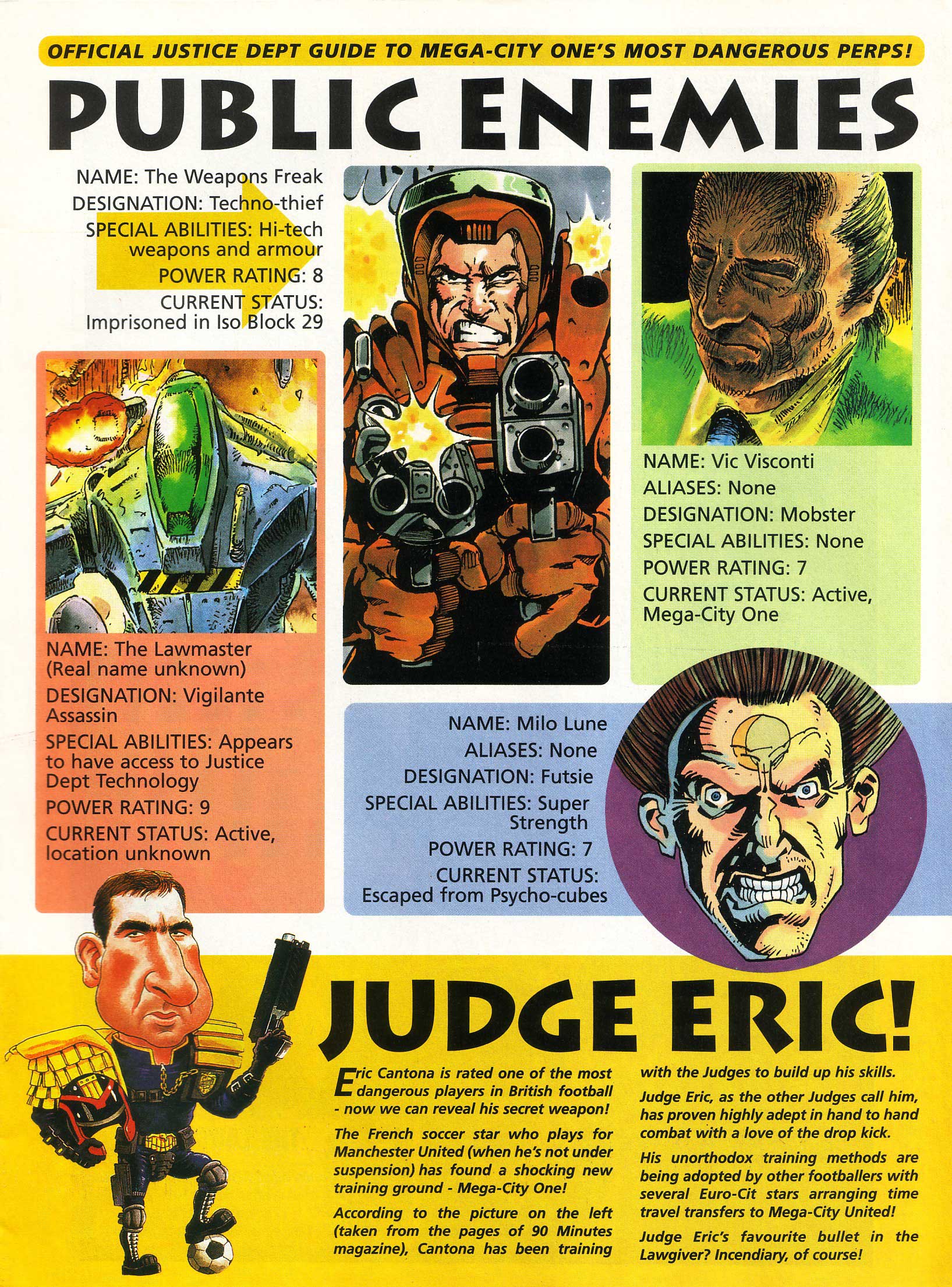 Read online Judge Dredd Lawman of the Future comic -  Issue #6 - 3