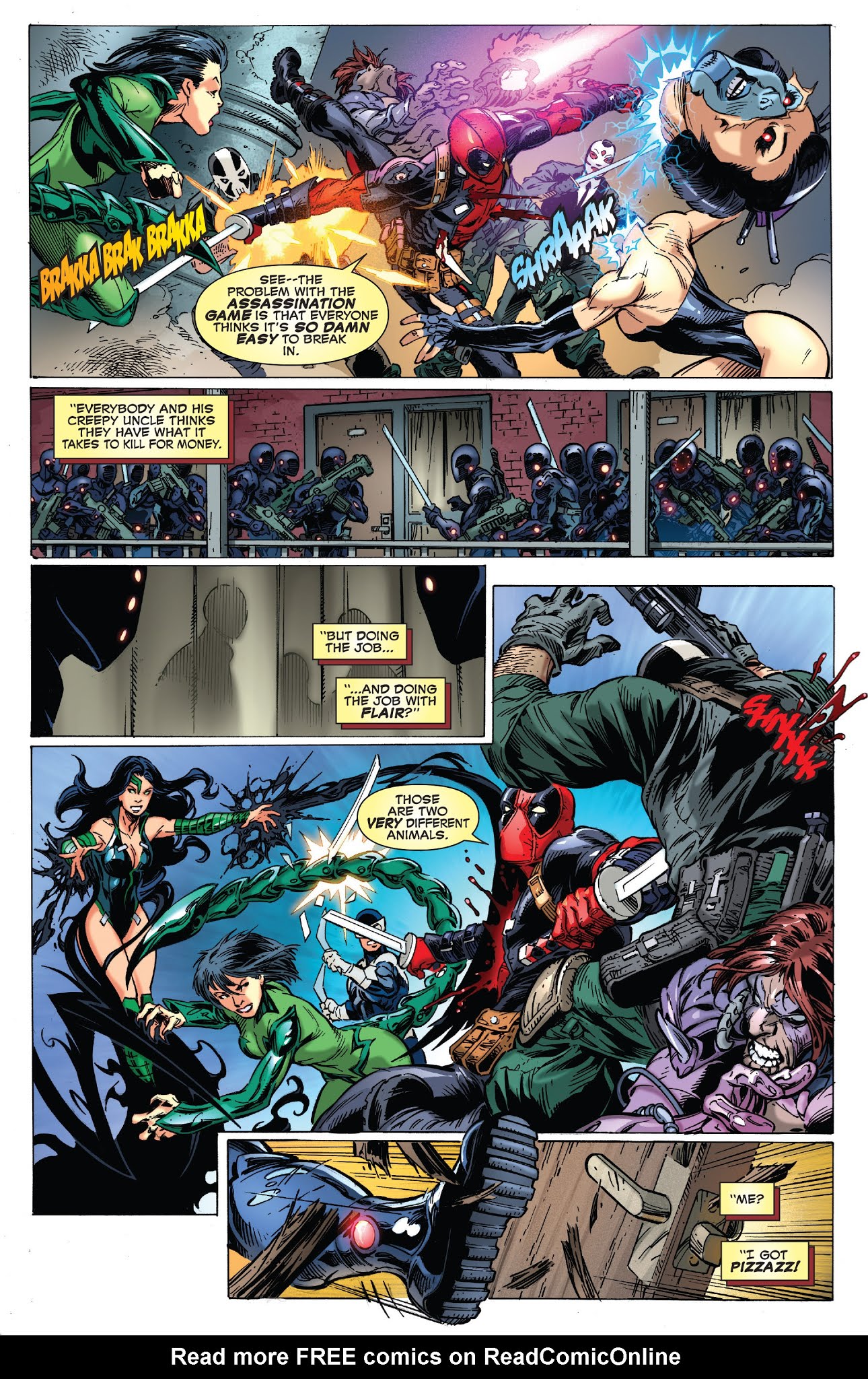 Read online Deadpool: Assassin comic -  Issue #5 - 12