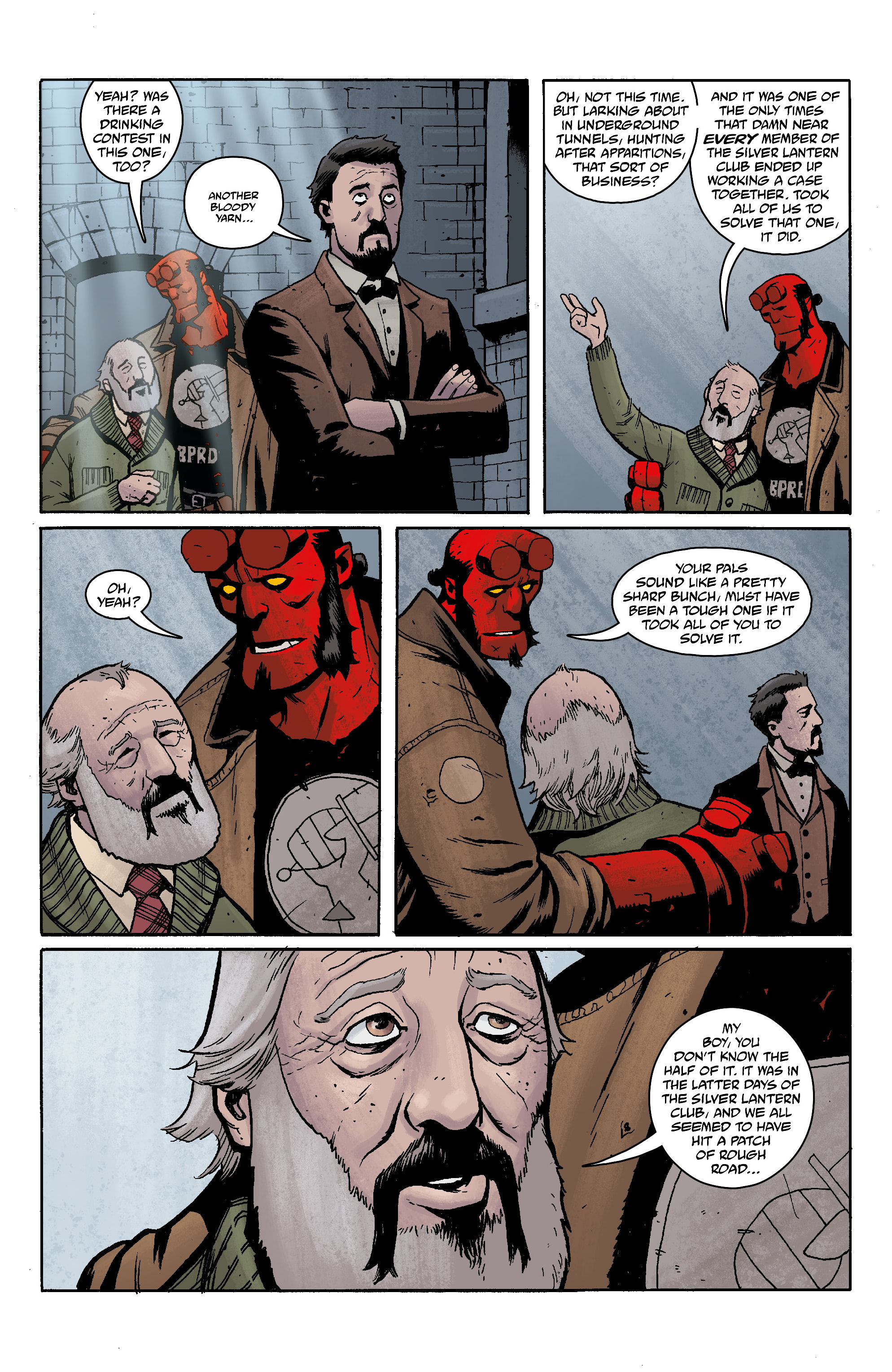 Read online Hellboy: The Silver Lantern Club comic -  Issue #5 - 5