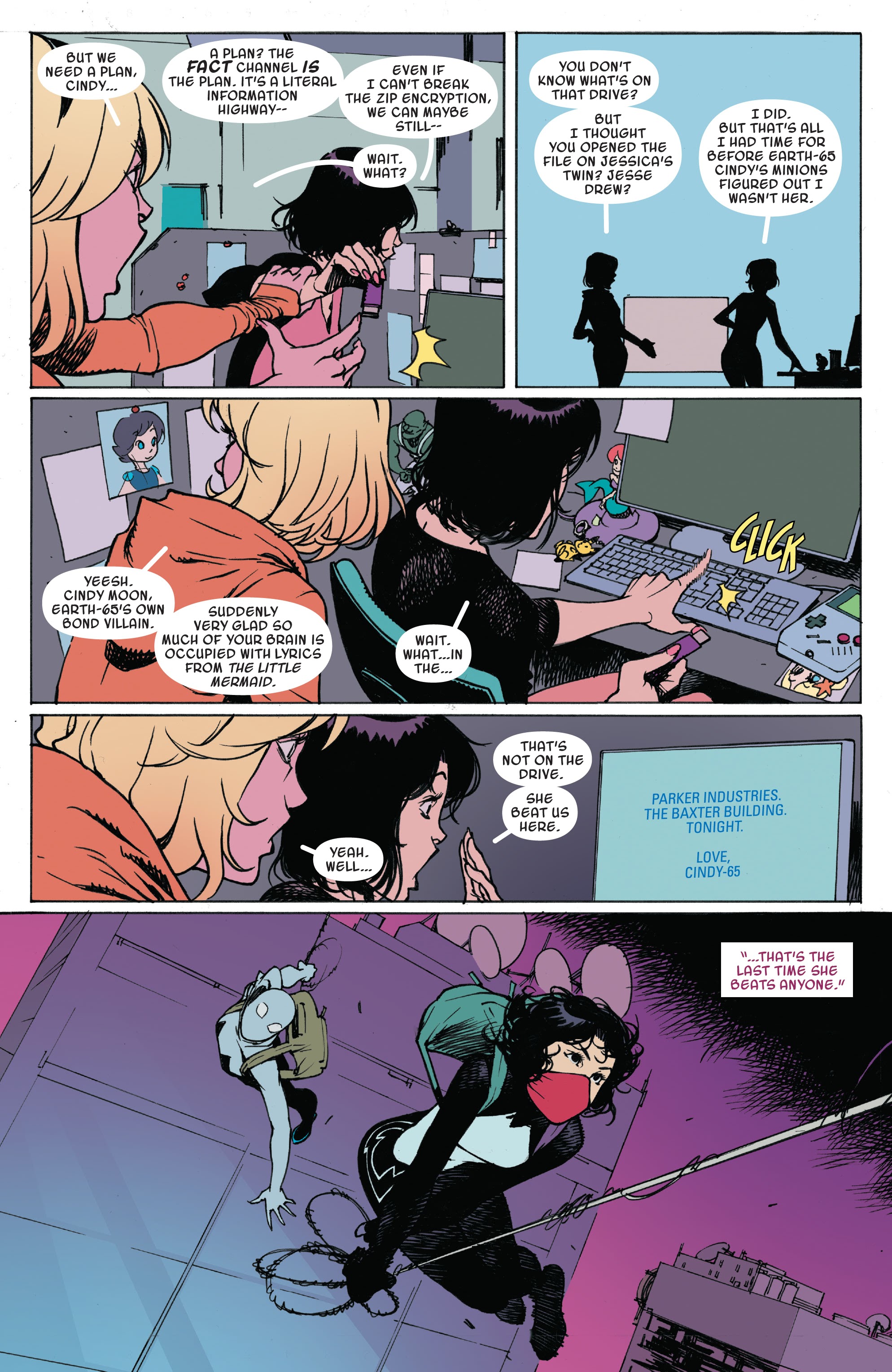 Read online Silk: Out of the Spider-Verse comic -  Issue # TPB 2 (Part 3) - 17