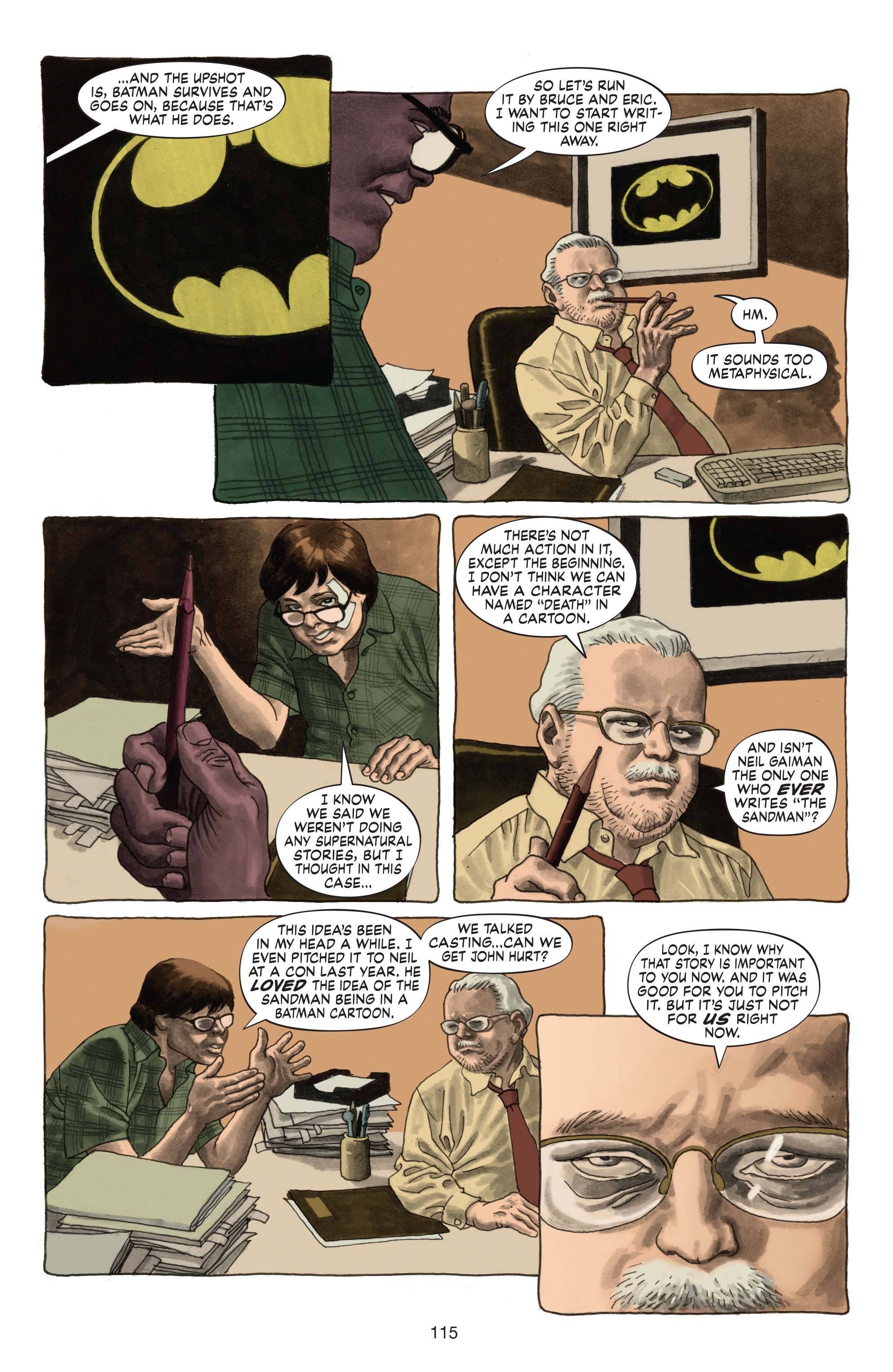 Read online Dark Night: A True Batman Story comic -  Issue # Full - 112