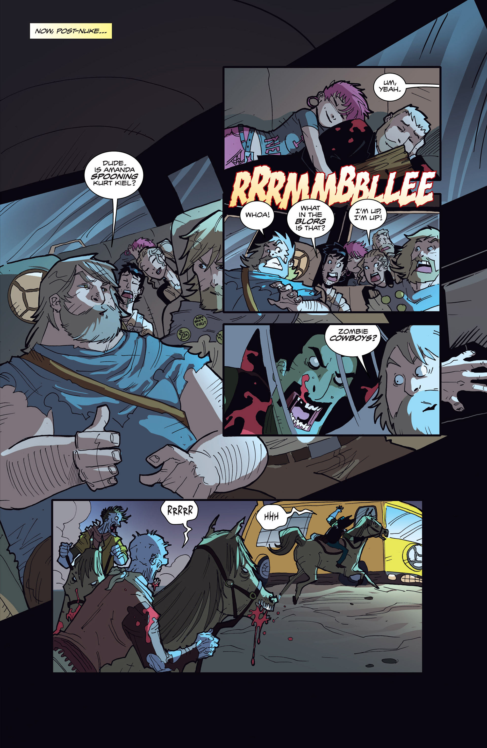 Read online Fanboys vs. Zombies comic -  Issue #11 - 11