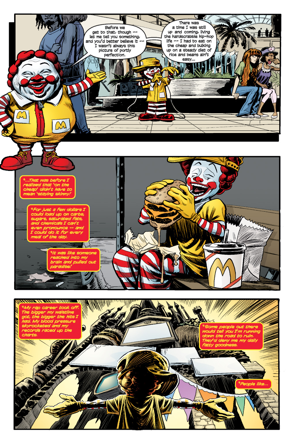 Read online Supersized: Strange Tales from a Fast-Food Culture comic -  Issue # TPB - 9