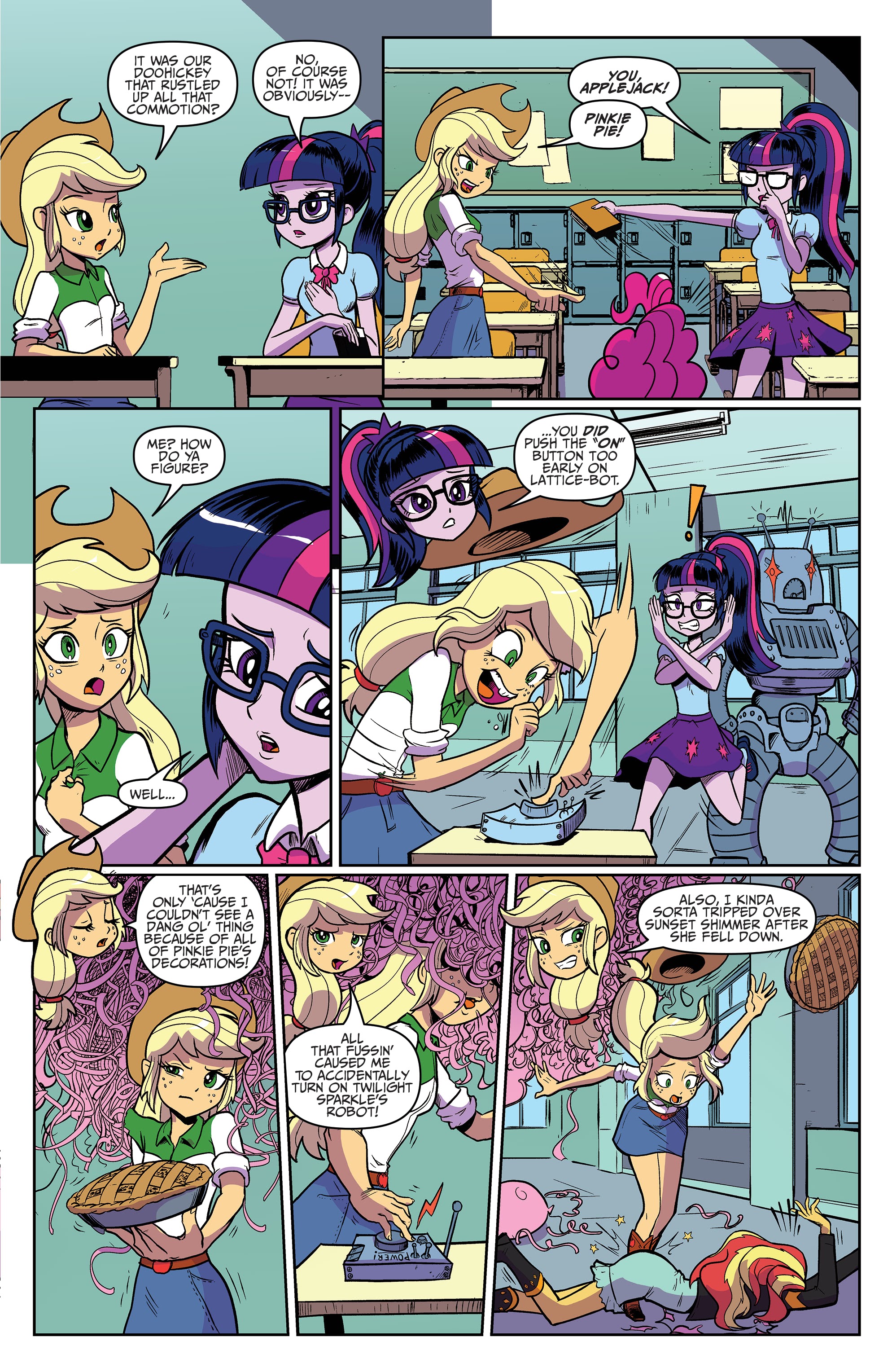 Read online My Little Pony Equestria Girls: Canterlot High: March Radness comic -  Issue # Full - 8