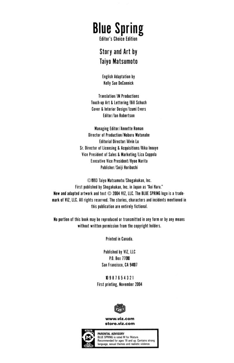 Read online Blue Spring comic -  Issue # TPB (Part 1) - 3