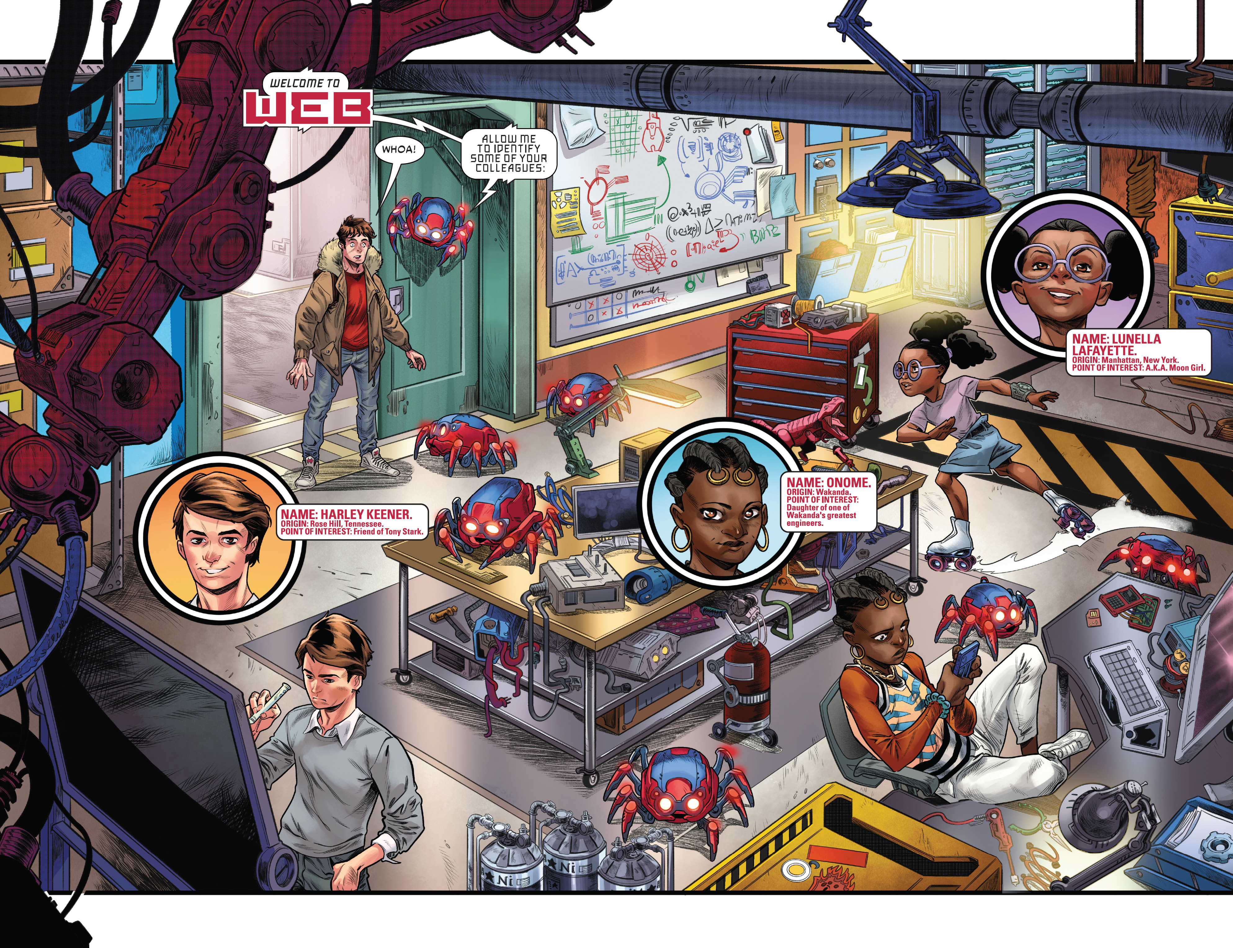 Read online W.E.B. Of Spider-Man comic -  Issue #1 - 8