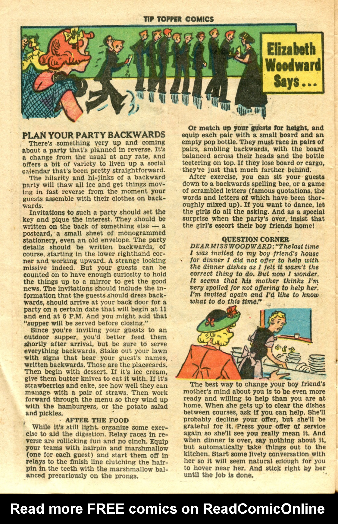 Read online Tip Topper Comics comic -  Issue #12 - 28