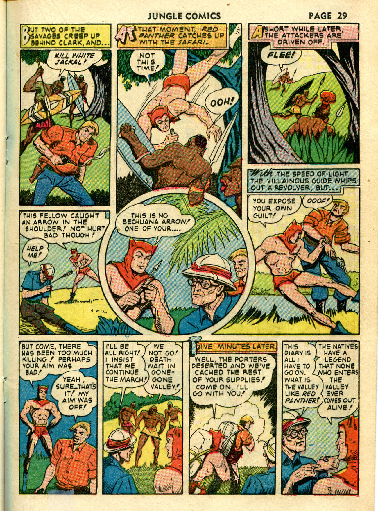 Read online Jungle Comics comic -  Issue #26 - 31