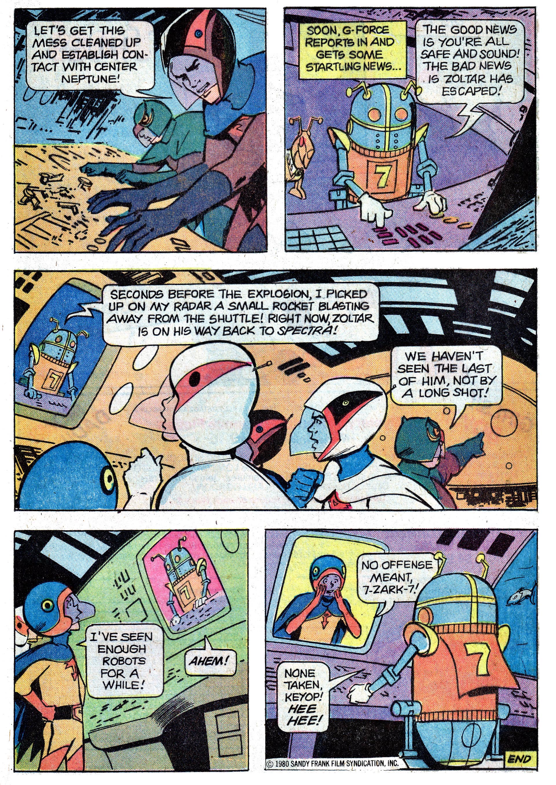 Read online Battle of the Planets (1979) comic -  Issue #8 - 11