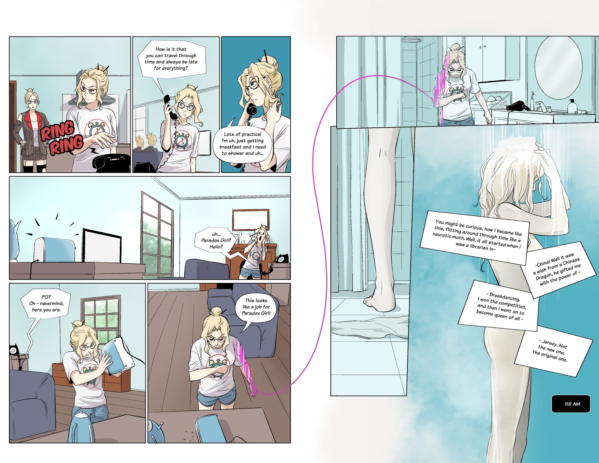 Read online Paradox Girl comic -  Issue #1 - 8