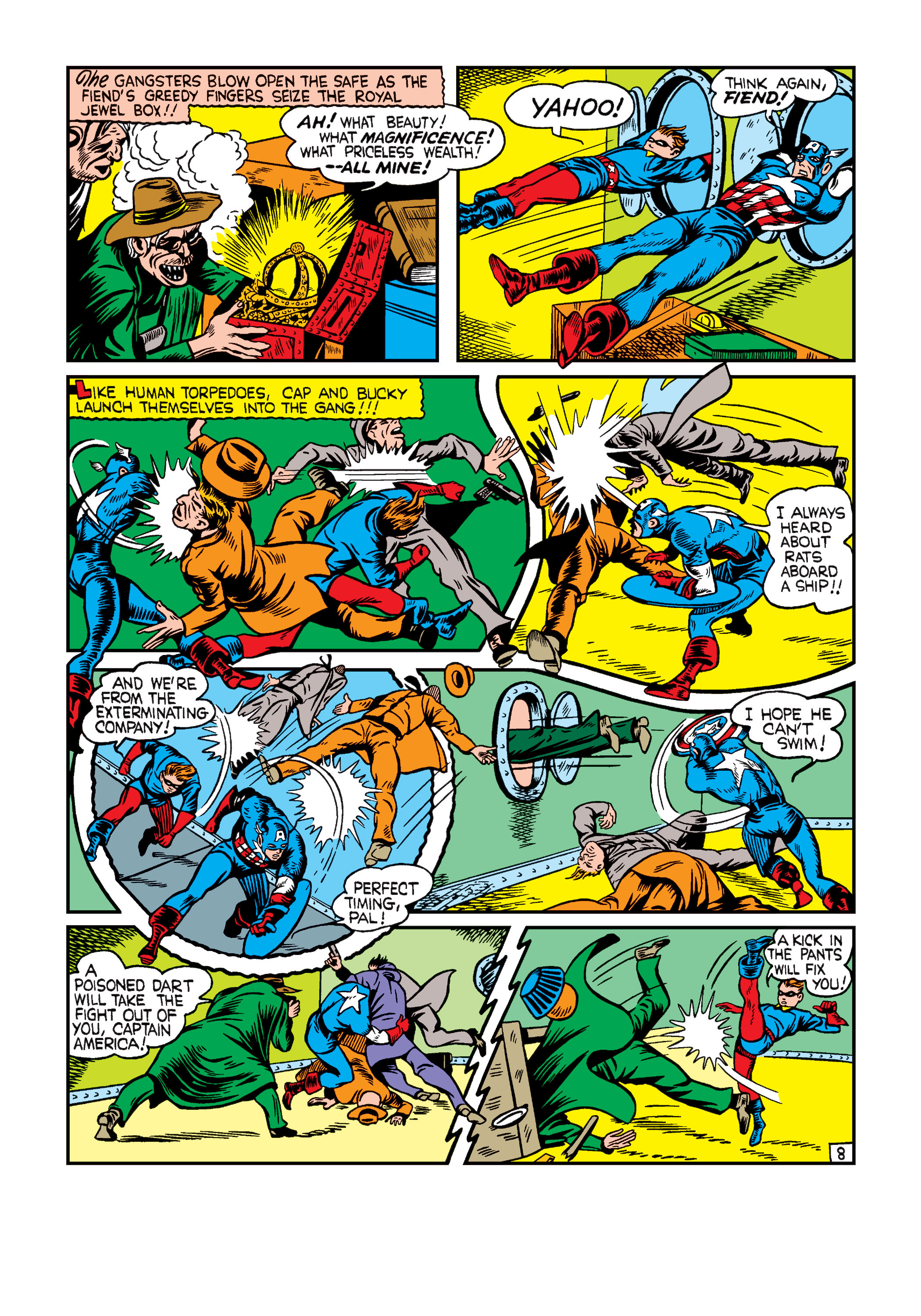 Read online Captain America Comics comic -  Issue #6 - 10