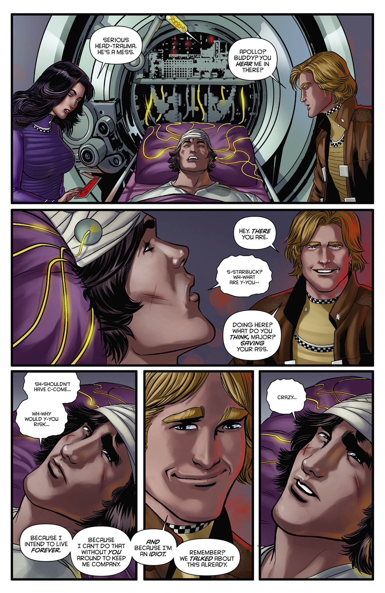 Read online Classic Battlestar Galactica: The Death of Apollo comic -  Issue #4 - 15