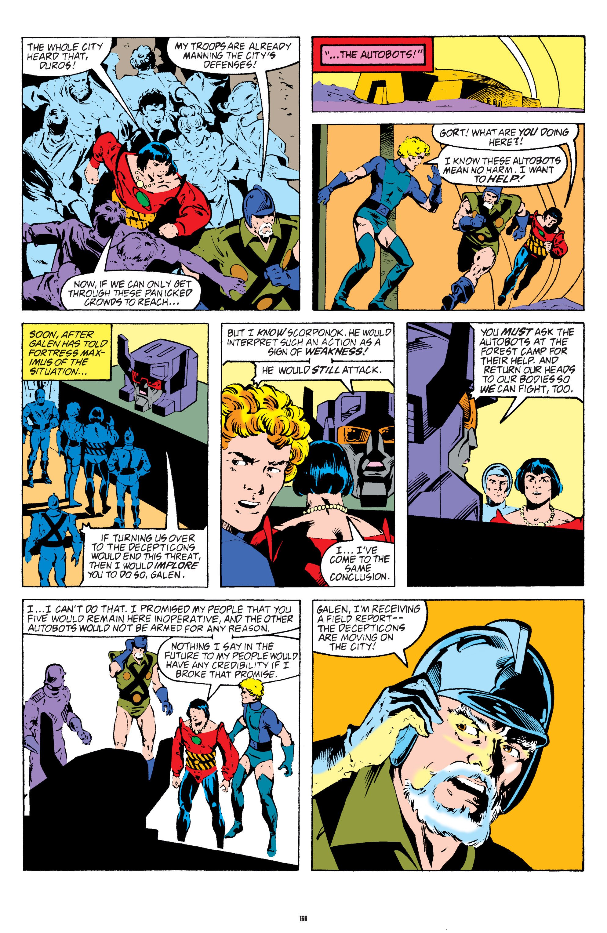 Read online The Transformers Classics comic -  Issue # TPB 7 - 135