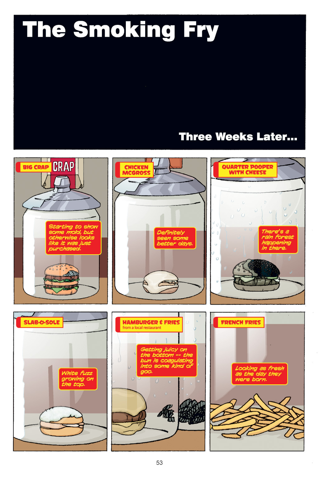 Read online Supersized: Strange Tales from a Fast-Food Culture comic -  Issue # TPB - 54