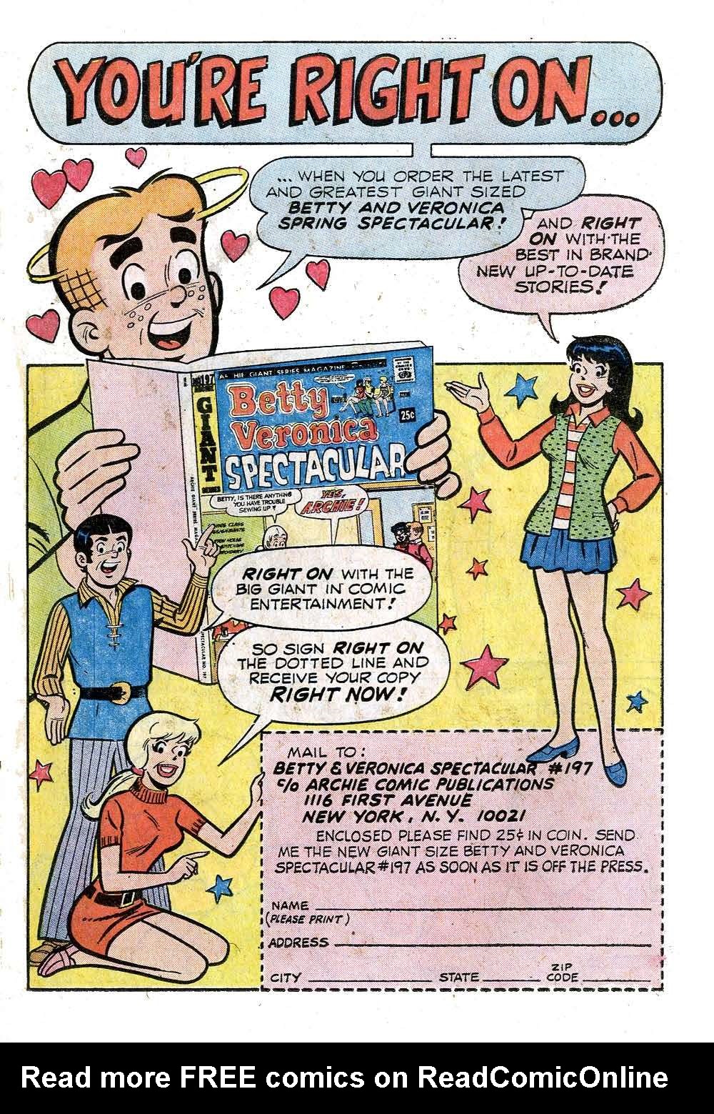 Read online Jughead (1965) comic -  Issue #204 - 19