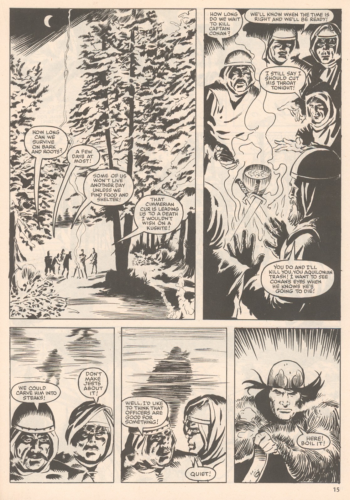 Read online The Savage Sword Of Conan comic -  Issue #105 - 15